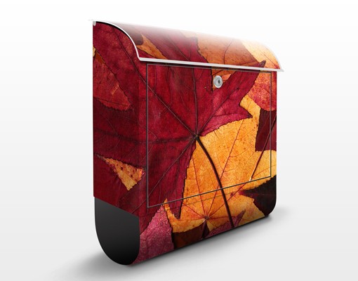 Briefkasten Coloured Leaves