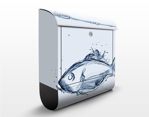 Briefkasten Liquid Silver Fish
