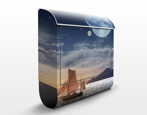 Briefkasten Moon Night Sea