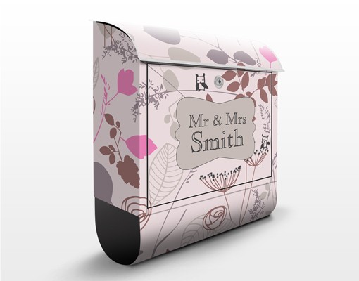 Briefkasten mit eigenem Text Wunschtext Living Below