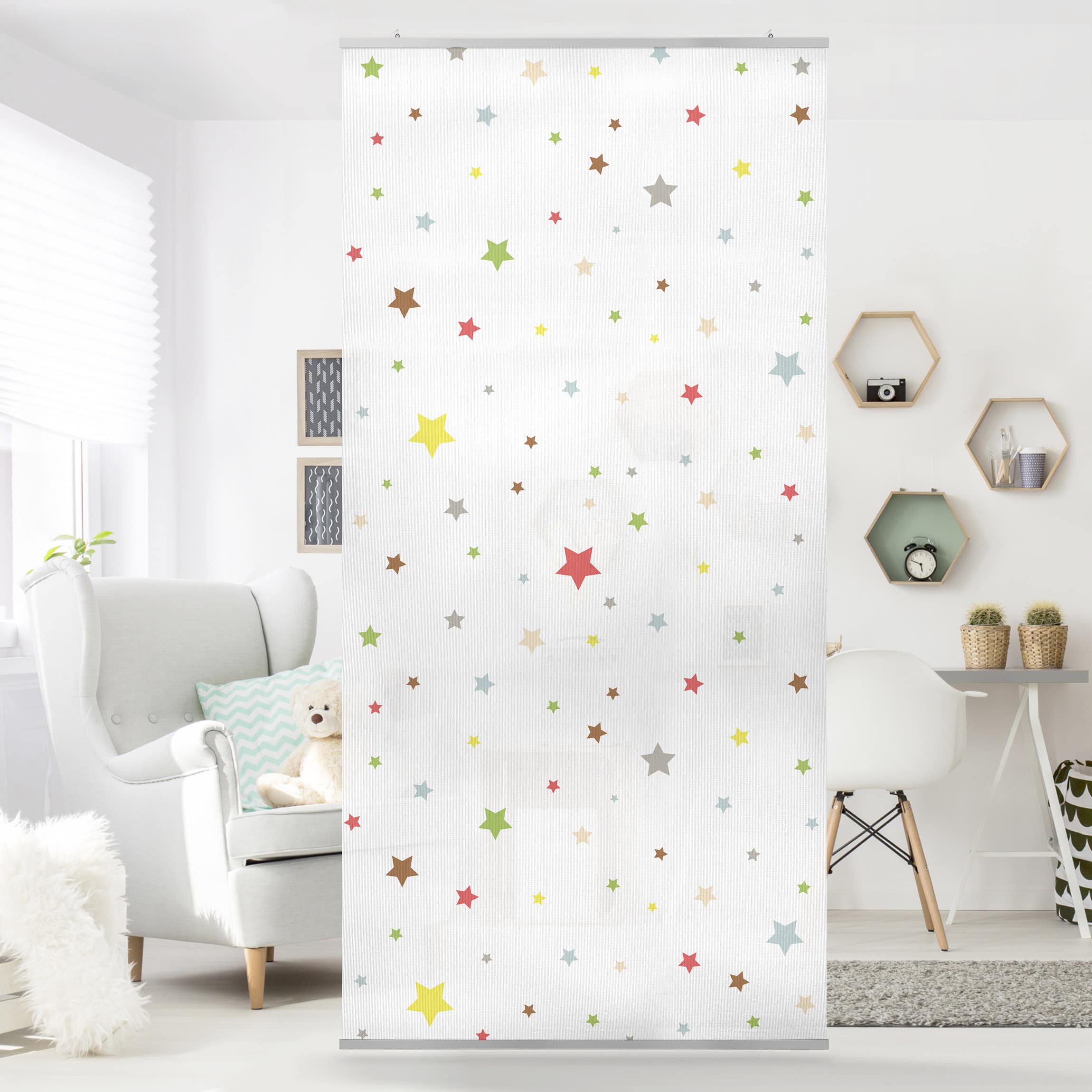 Raumteiler No.YK34 Bunte Sterne