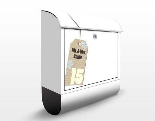 Briefkasten mit eigenem Text No.JS308 WunschText Etikett
