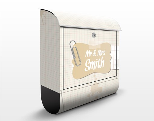 Briefkasten mit eigenem Text No.JS179 WunschText Papers