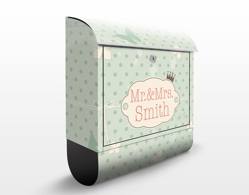 Briefkasten mit eigenem Text No.JS180 WunschText Schleife