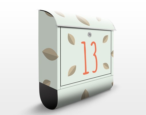 Briefkasten mit eigenem Text No.JS183 WunschText Abstrakt