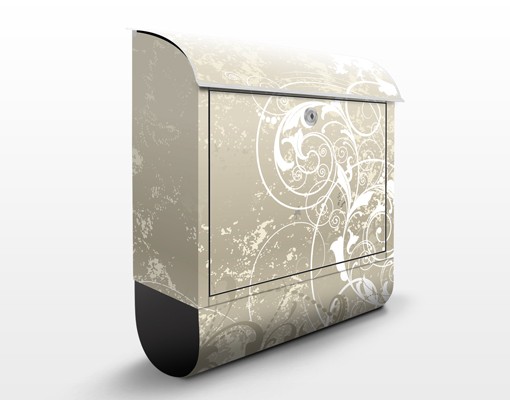 Briefkasten Perlmutt Ornament Design