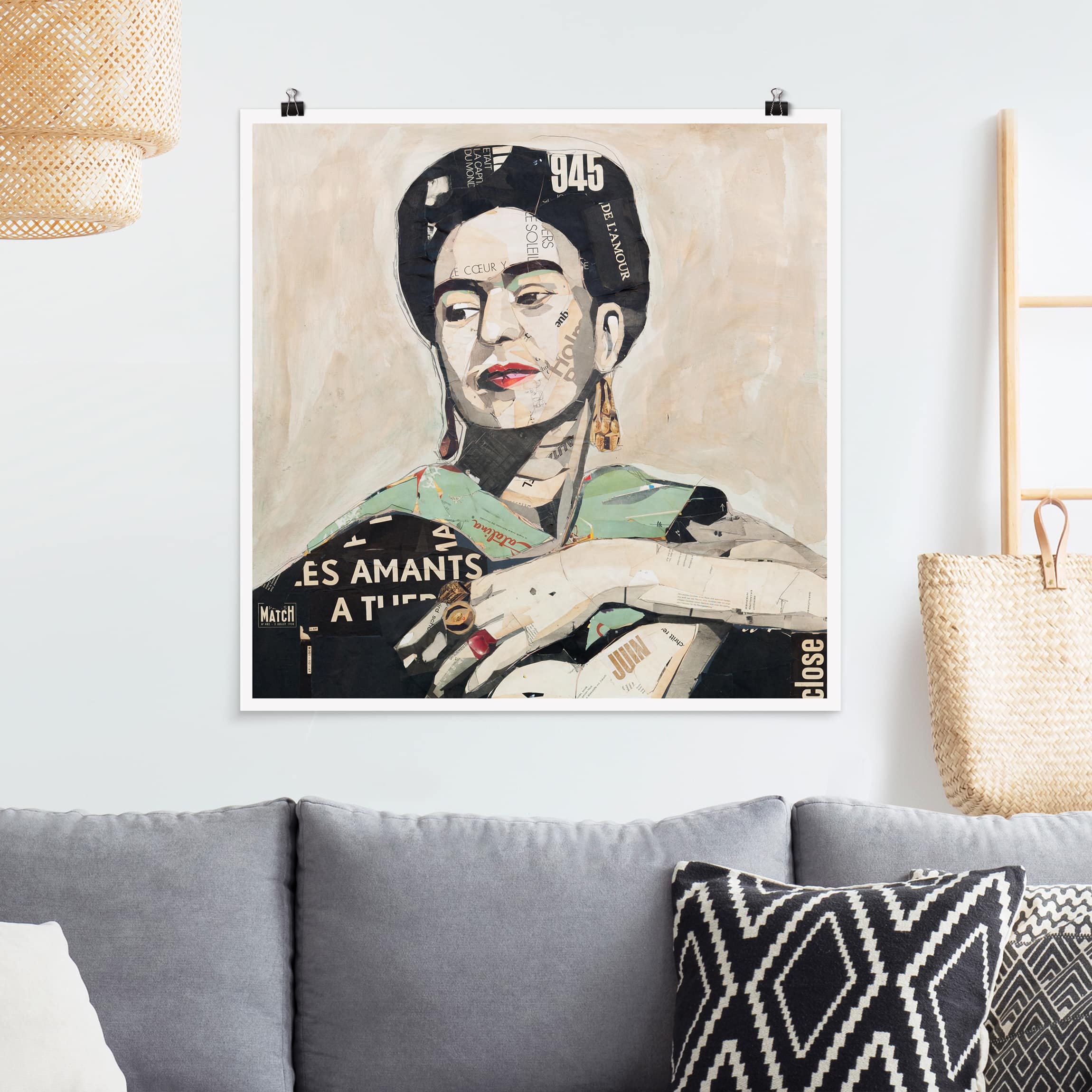 Poster Frida Kahlo - Collage No.4