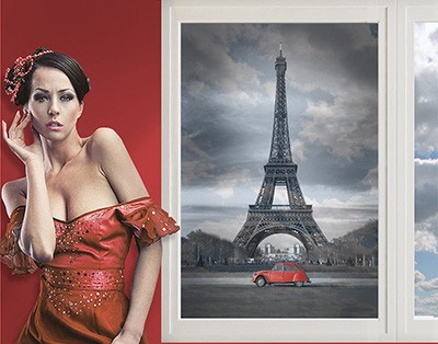 Fensterfolie Spot on Paris