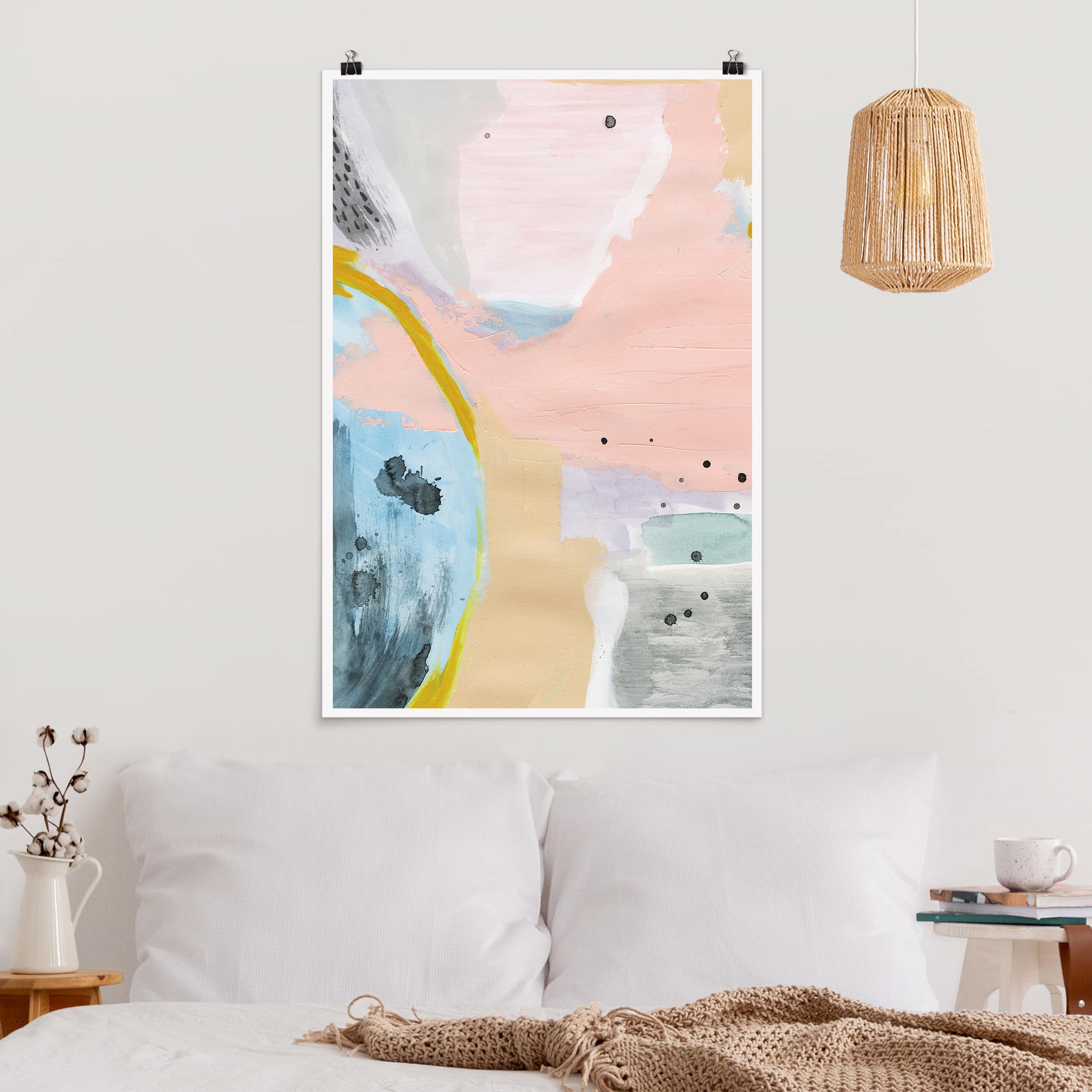 Poster - Hochformat Verschwommener Tagesanbruch I