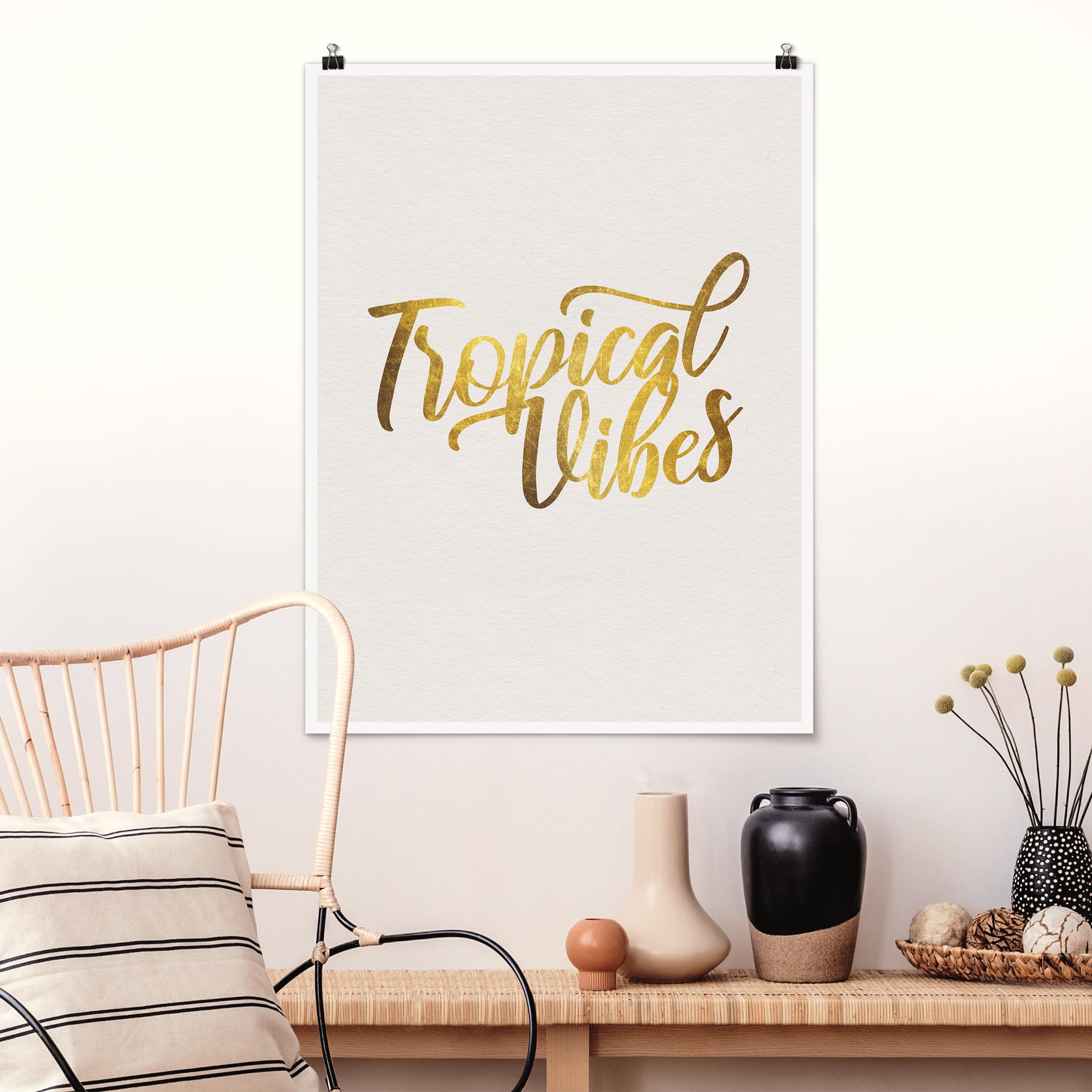 Poster Gold - Tropical Vibes