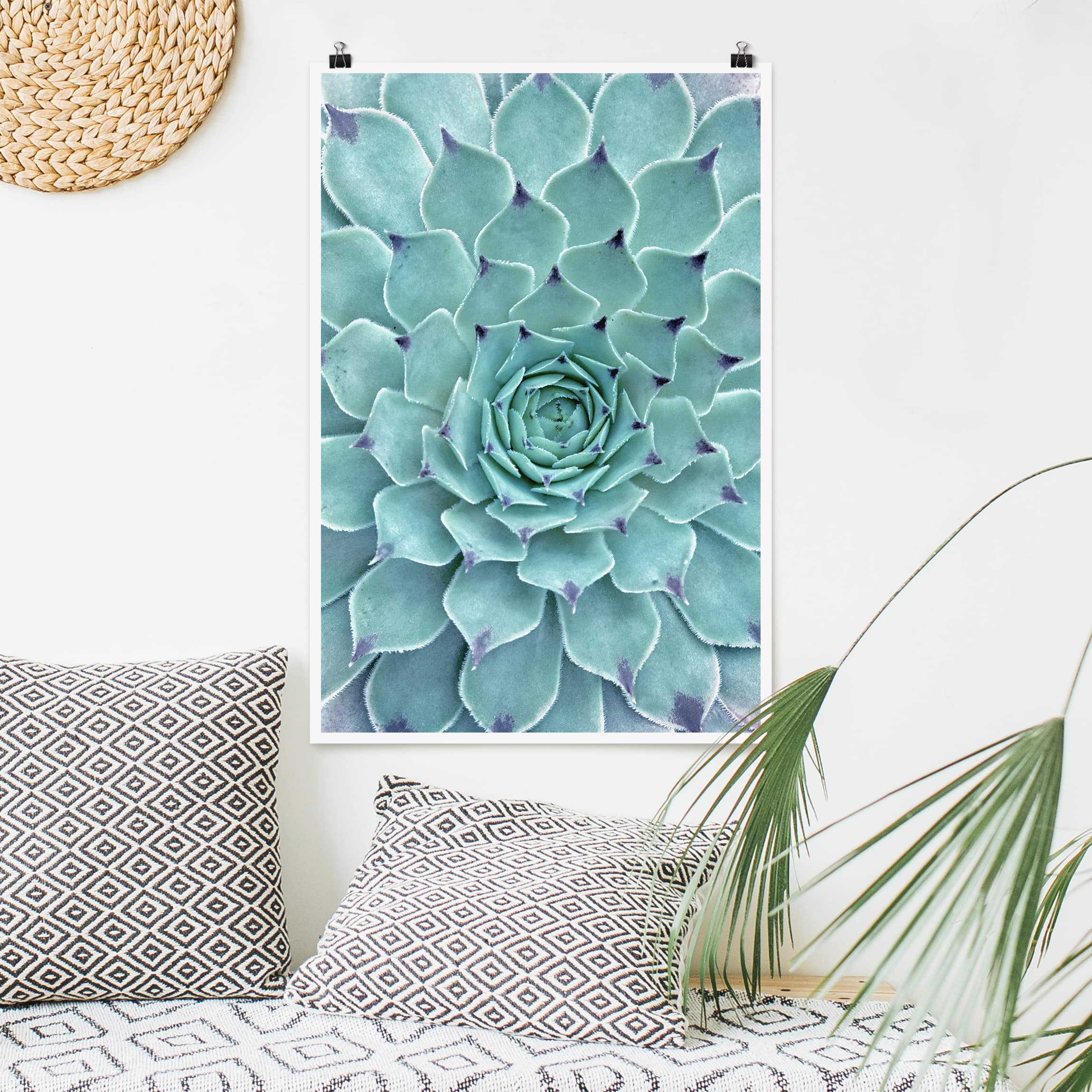 Poster - Hochformat Kaktus Agave