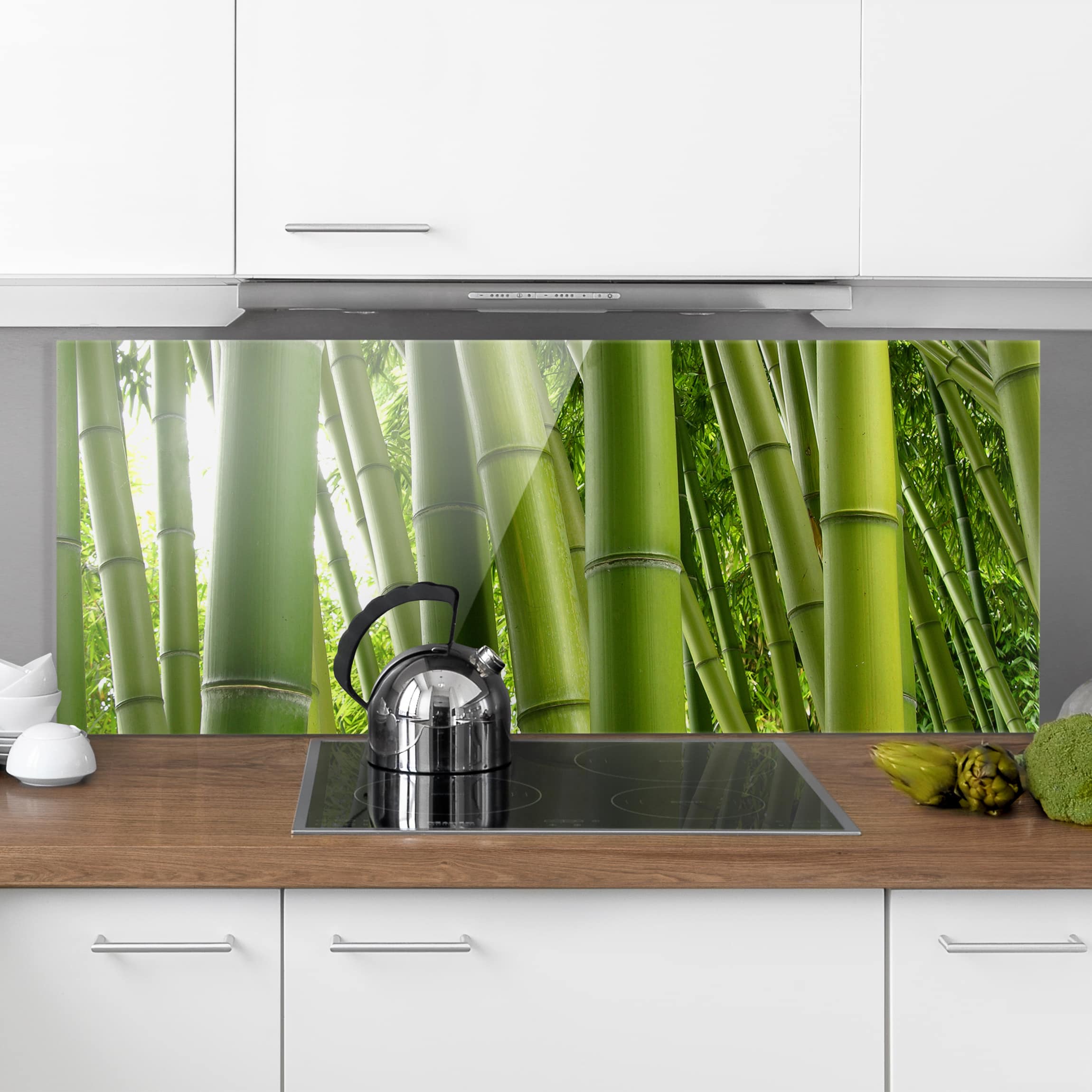 Glas Spritzschutz Bamboo Trees