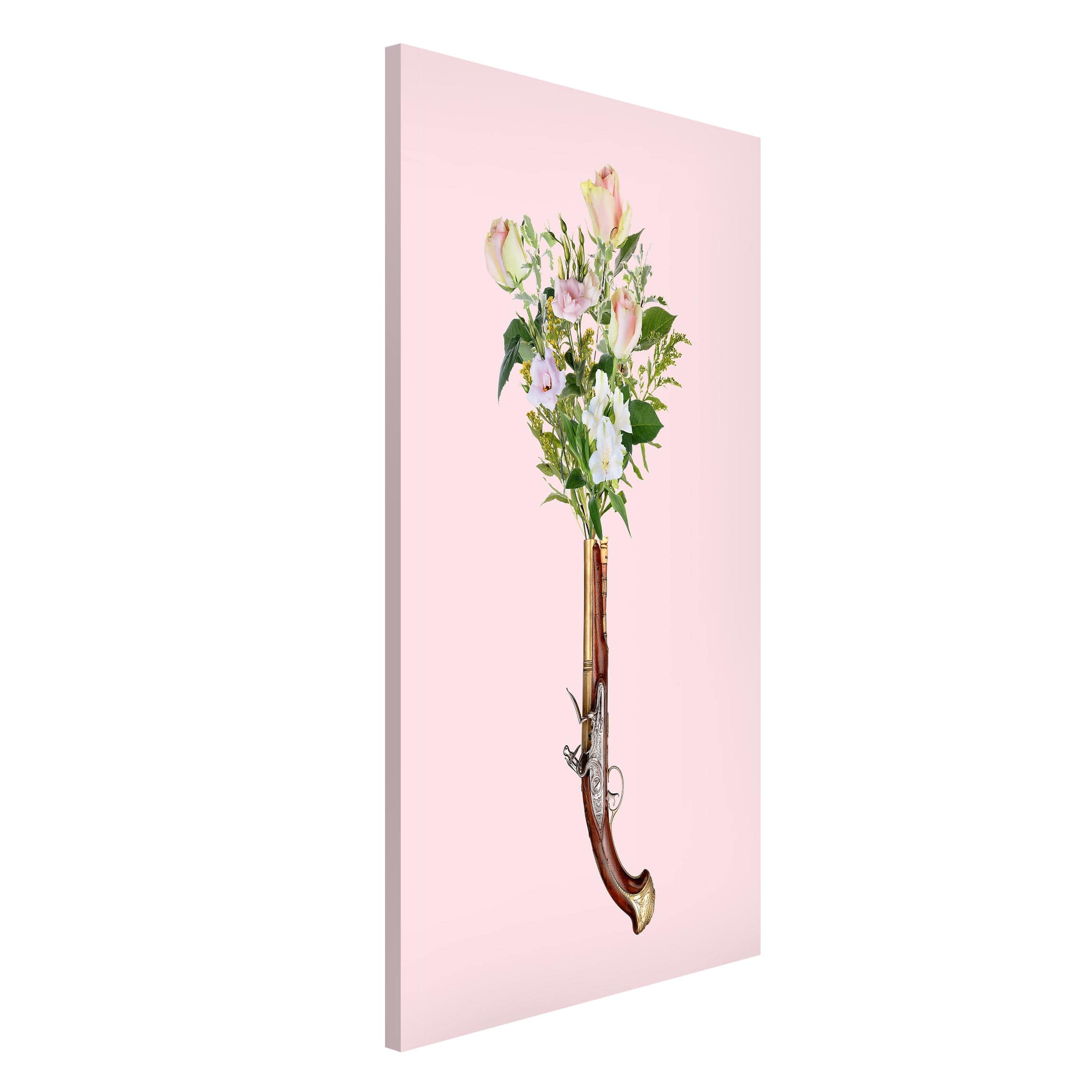 Pistole mit Blumen