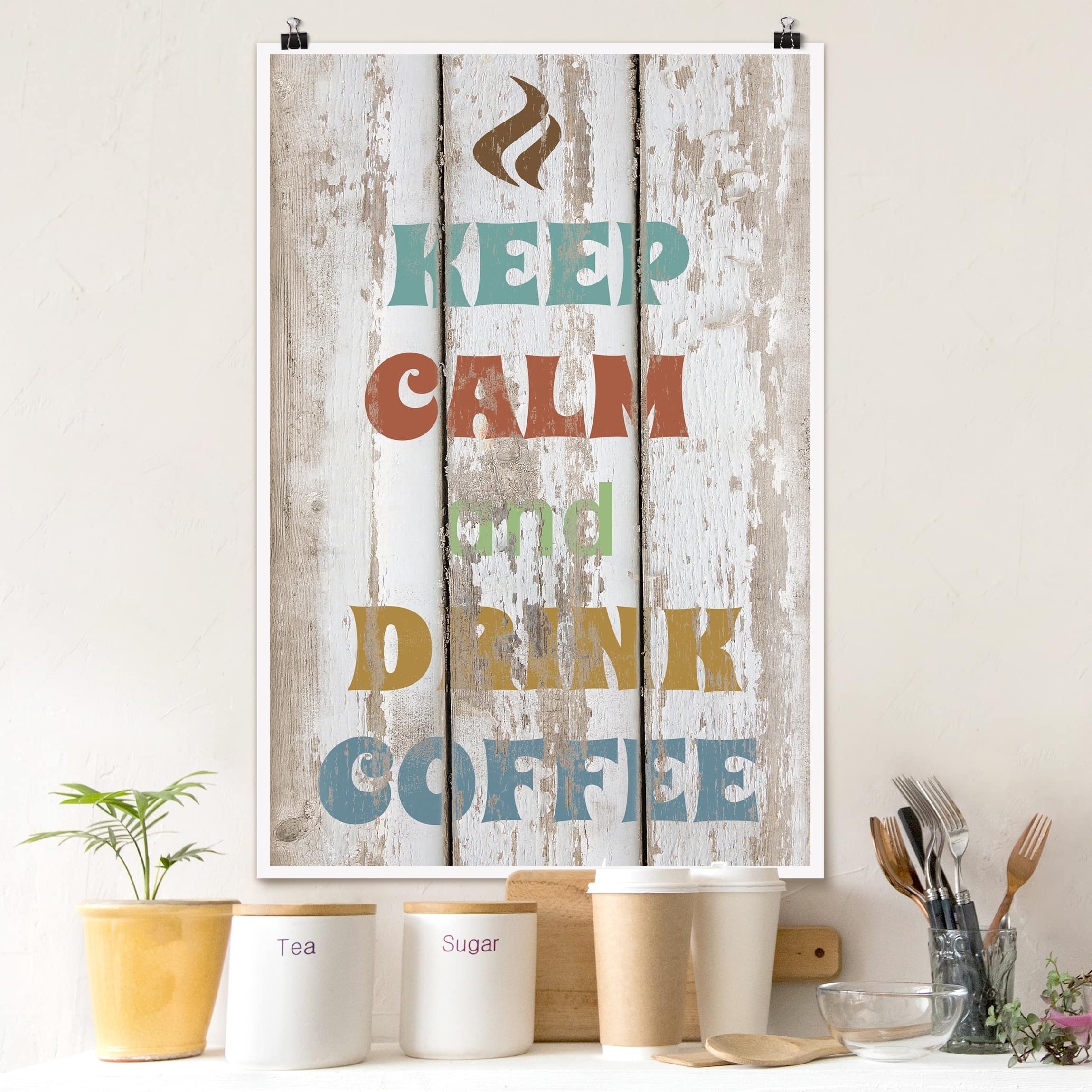 Poster - Hochformat No.RS184 Drink Coffee