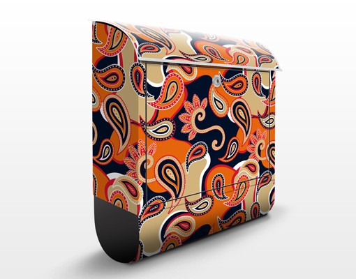Briefkasten Grafik mit Paisleys