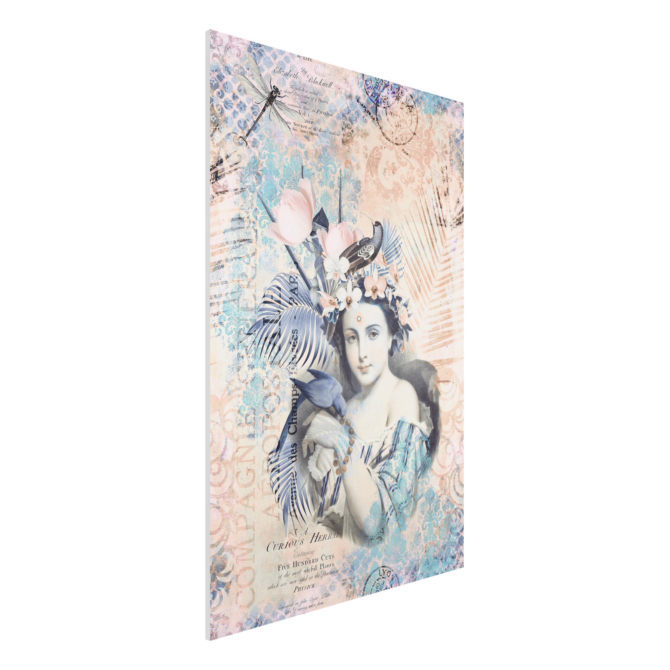 Forexbild Vintage Collage - Exotische Schönheit