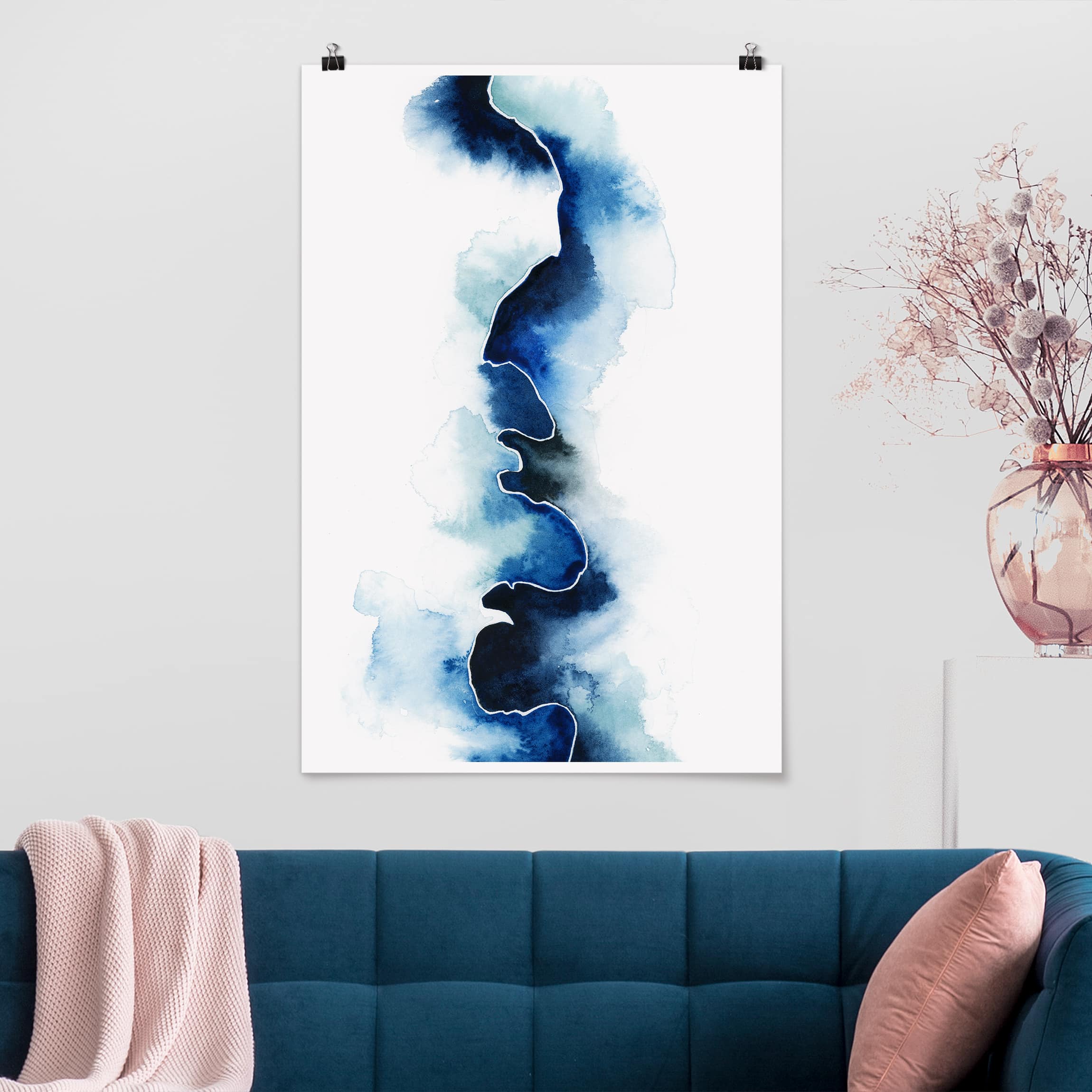 Poster - Hochformat Gletscherbruch