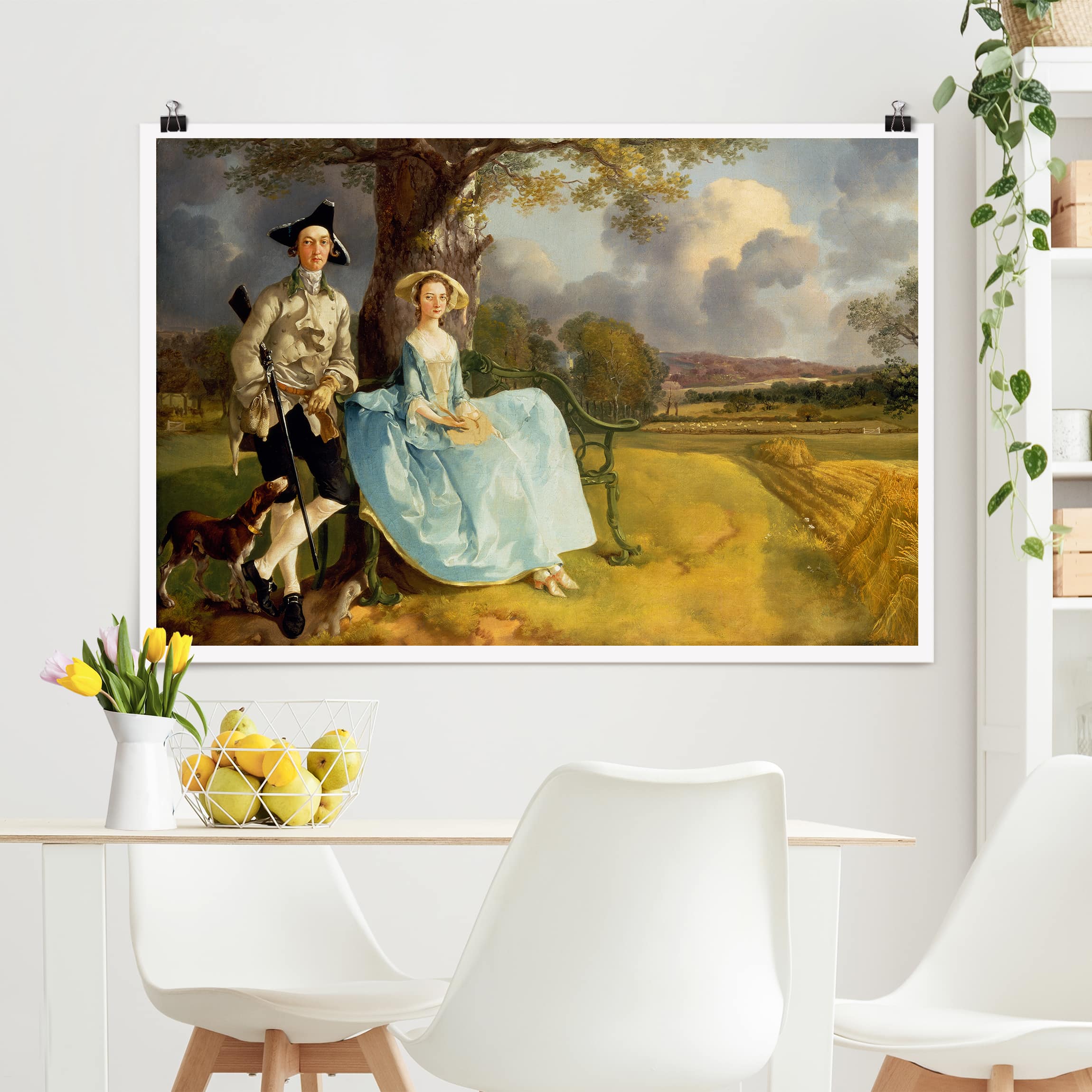 Poster - Querformat Thomas Gainsborough - Das Ehepaar Andrews