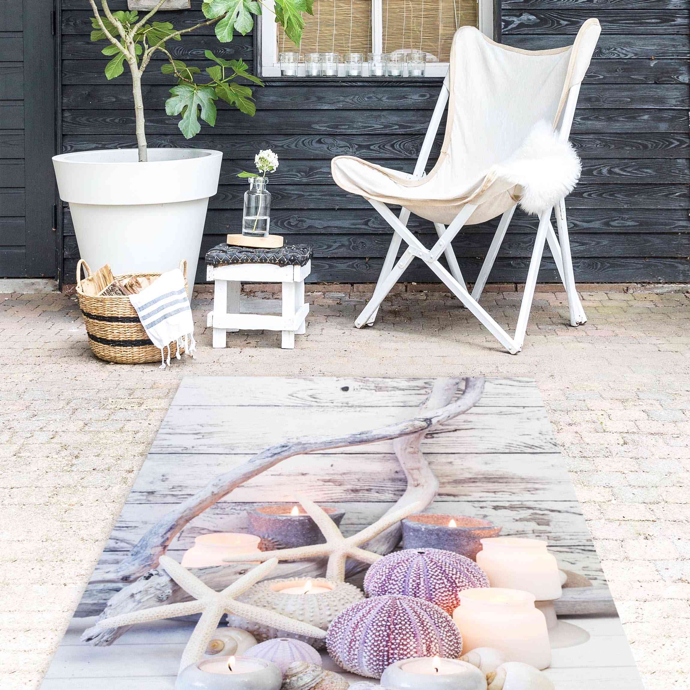 Vinylteppich Wellness Seestern Dekoration