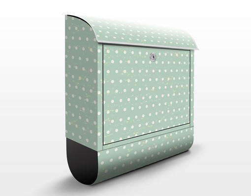 Briefkasten Oberflächendesign mit Kreisen