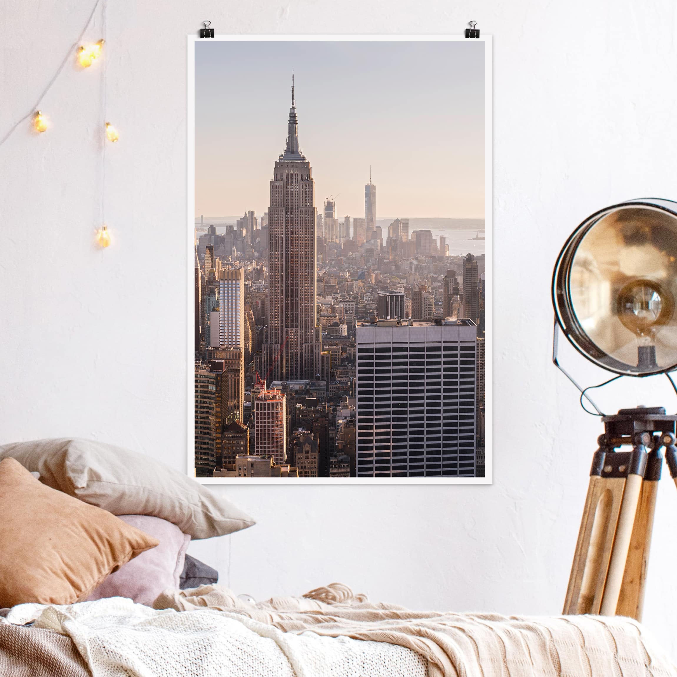 Poster - Hochformat Blick vom Top of the Rock