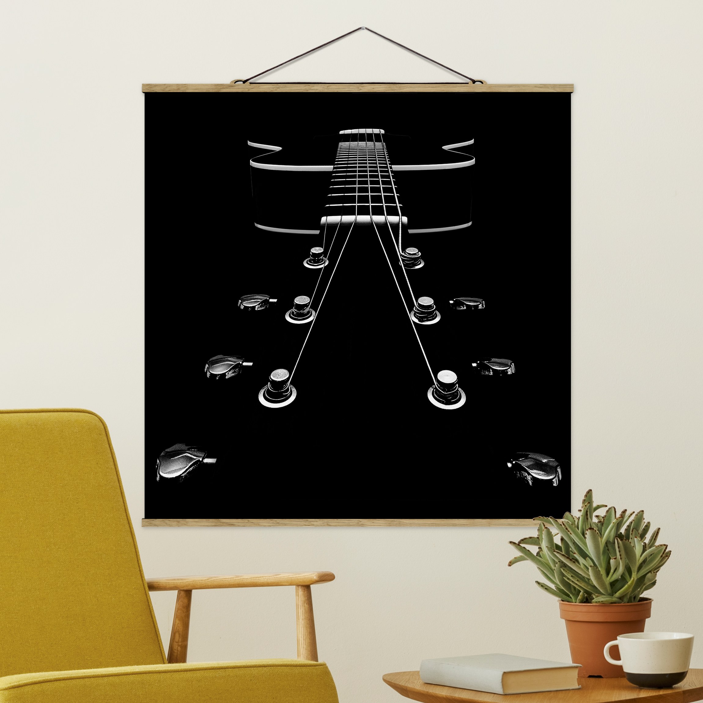 Stoffbild - Quadrat Mein neues Baby