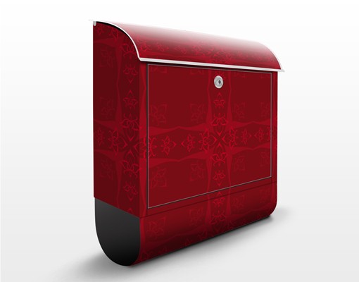 Briefkasten Rotes Orient Ornament
