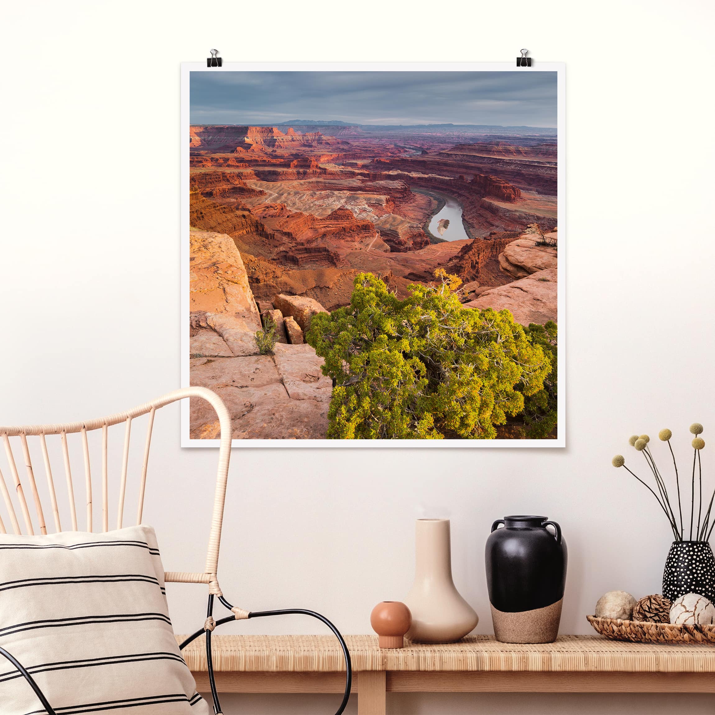 Poster - Quadrat Dead Horse Point Canyonlands National Park USA