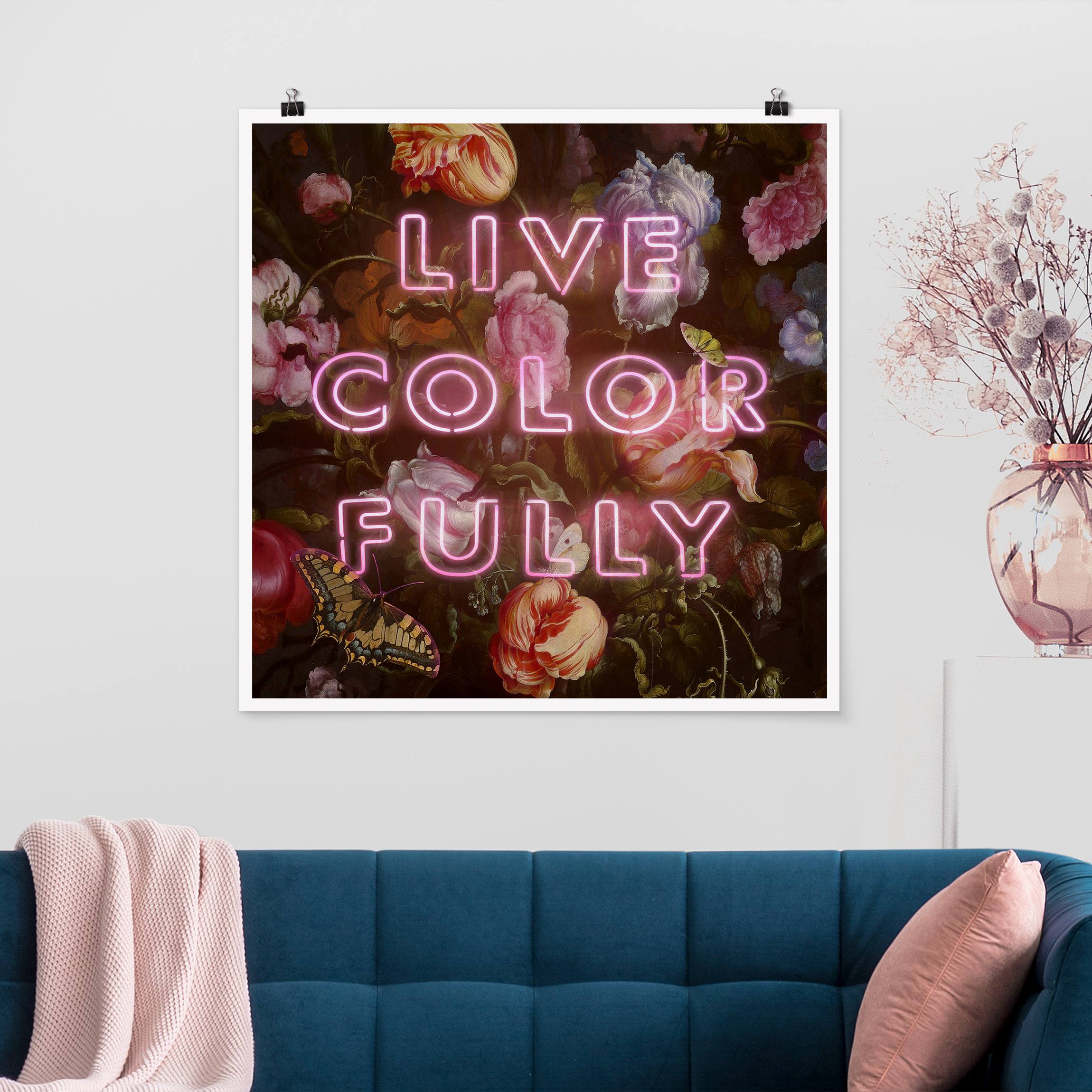 Poster - Quadrat Live Color Fully