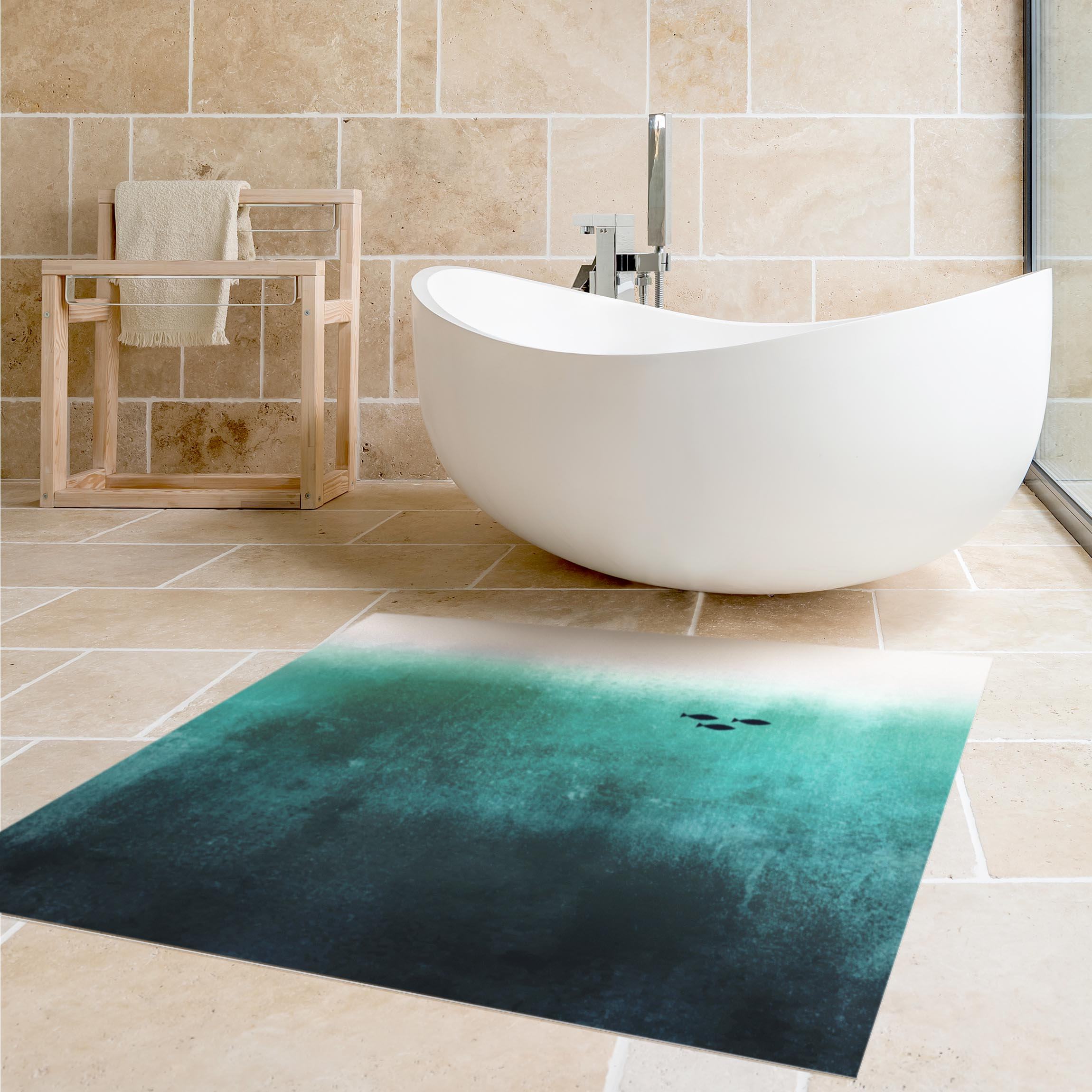 Vinylteppich Fische in der Tiefsee