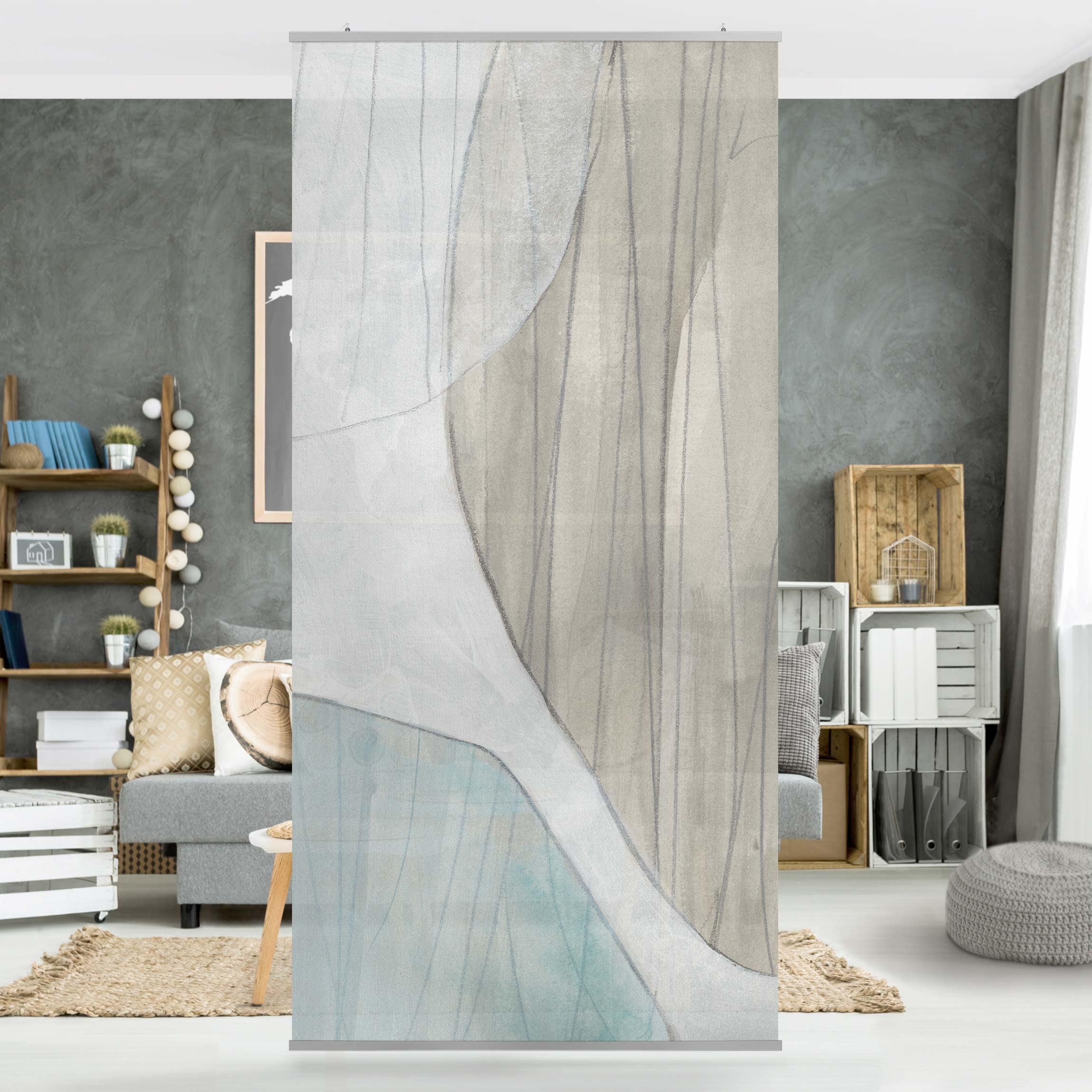 Raumteiler Jadesteine IV