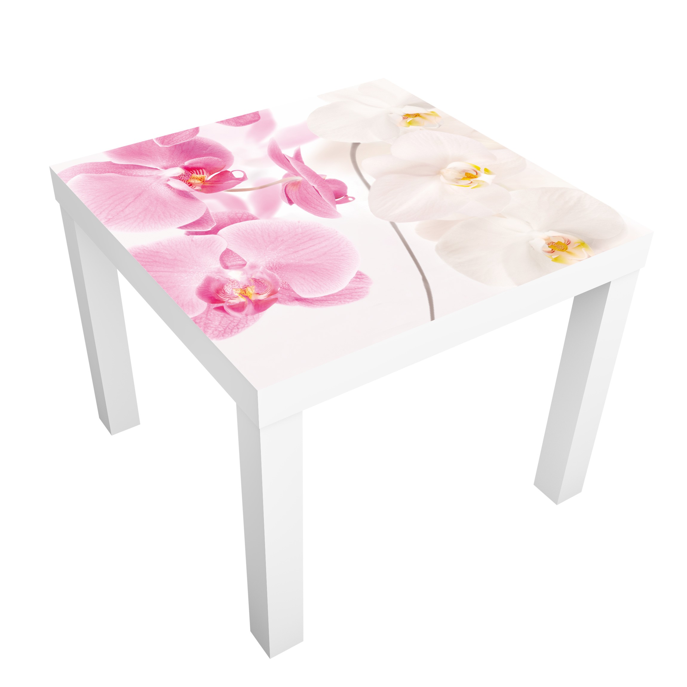 Möbelfolie für IKEA Lack Tisch 55 x 55 cm Delicate Orchids