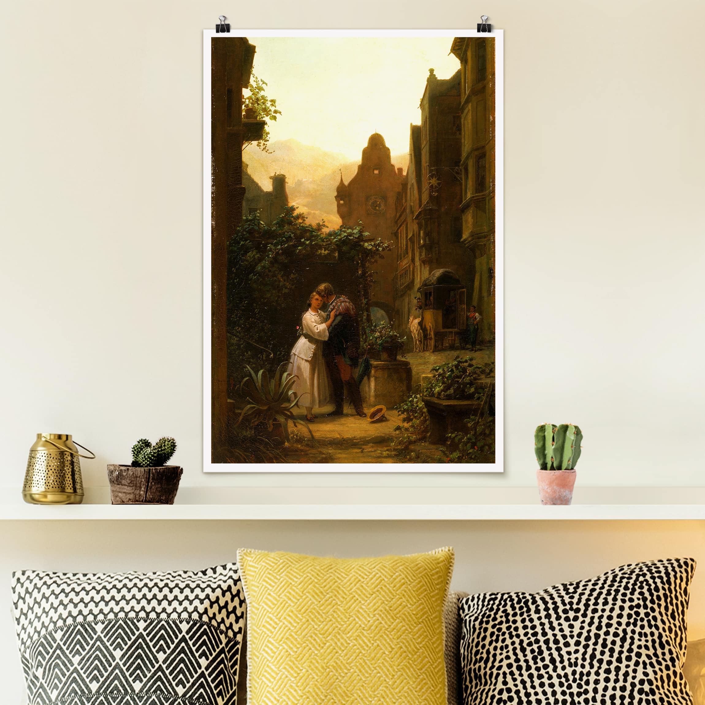 Poster - Hochformat Carl Spitzweg - Der Abschied