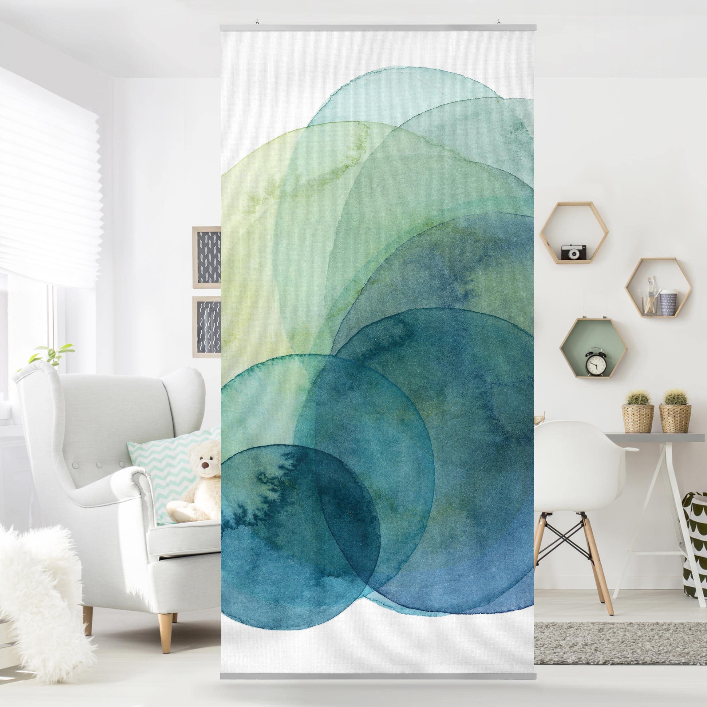 Raumteiler Urknall - grün