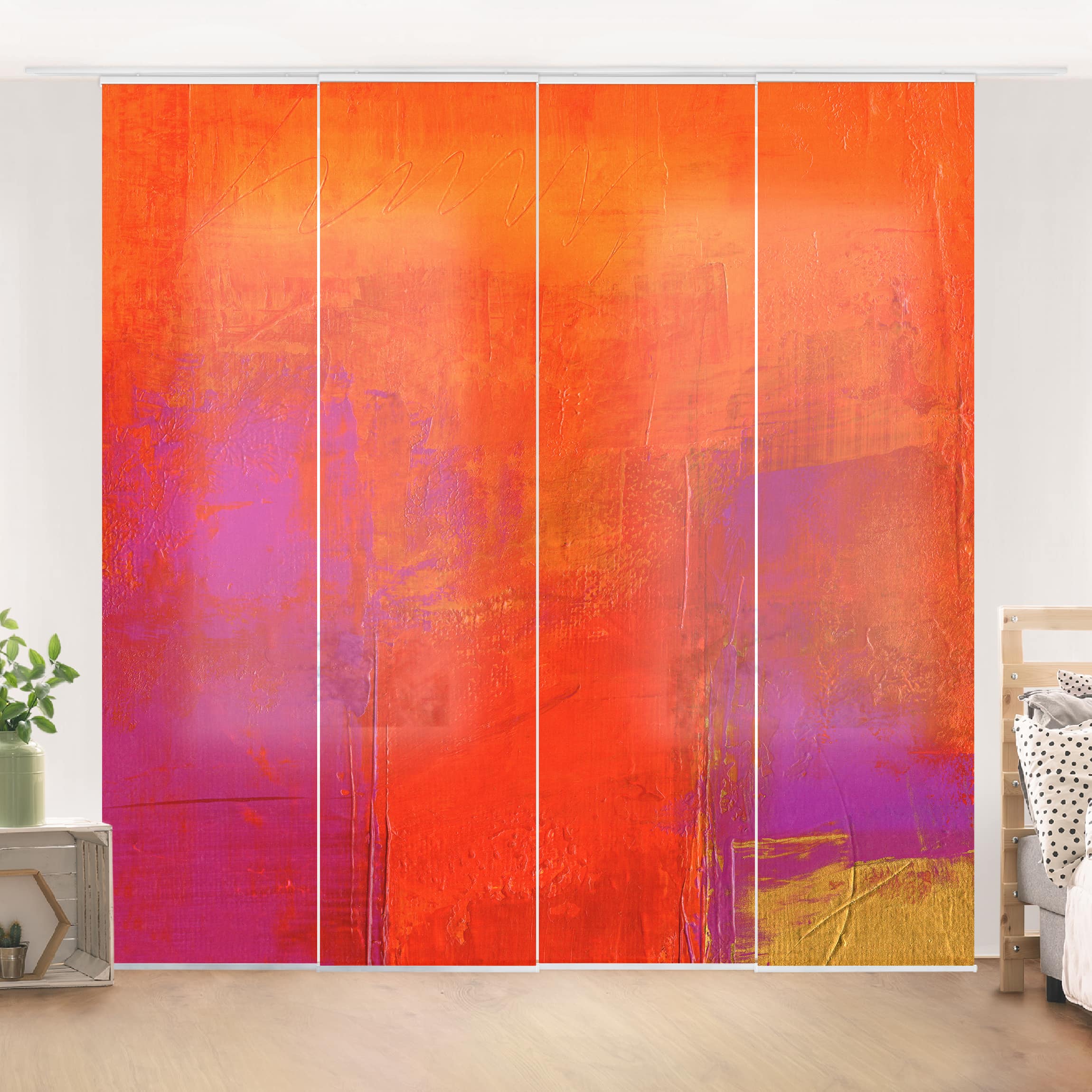 Schiebegardine Magenta Energy