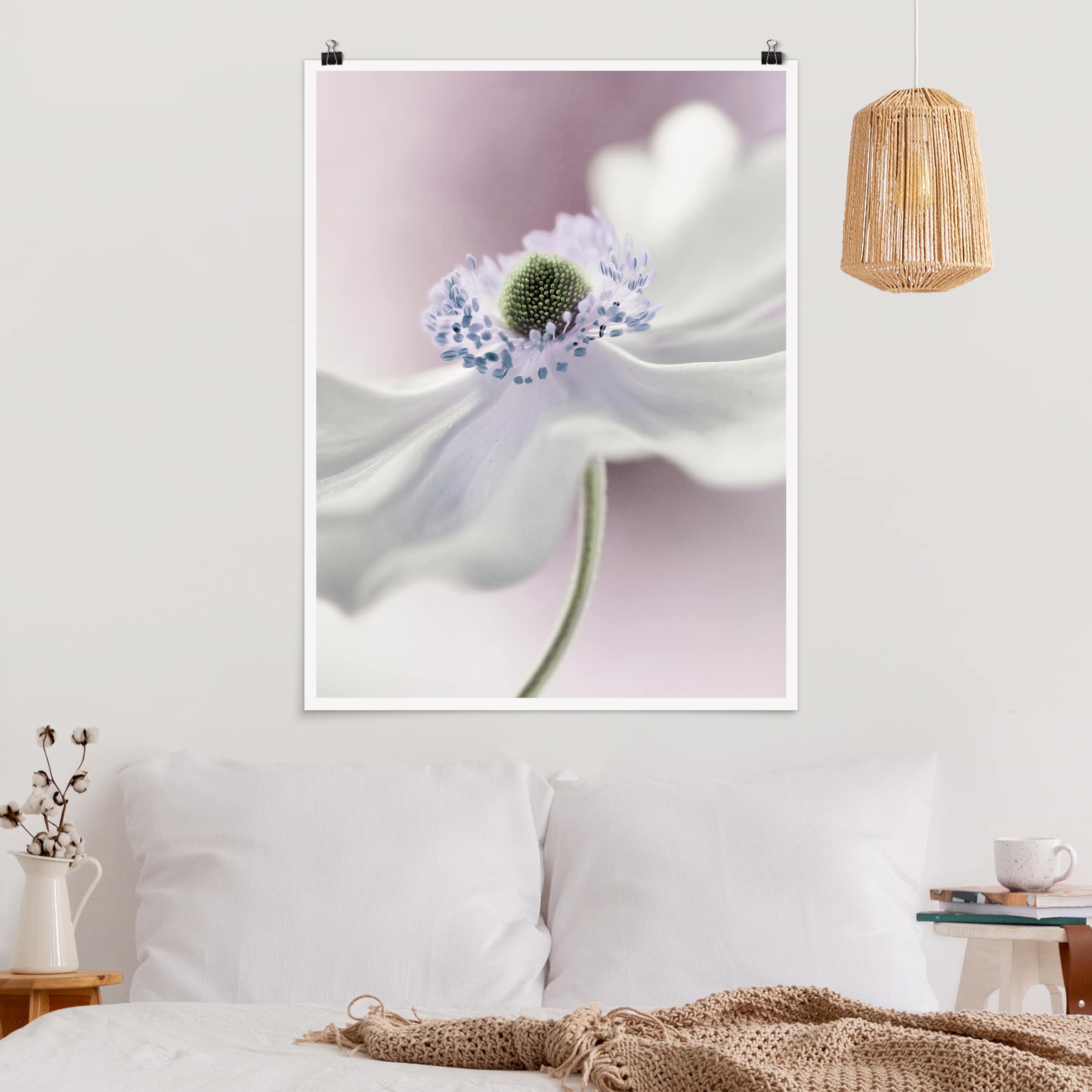 Poster - Hochformat Anemonenbrise