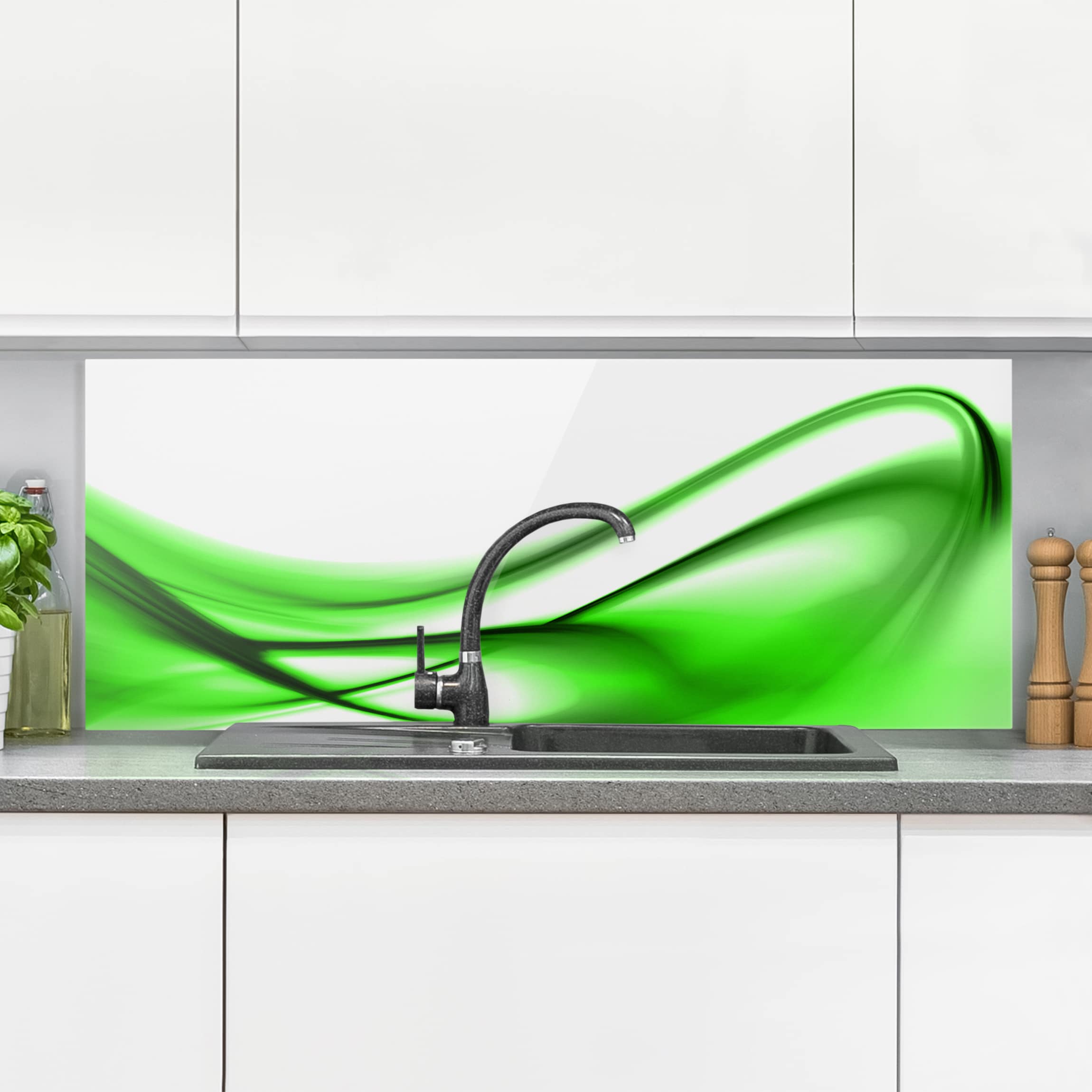 Glas Spritzschutz Green Touch