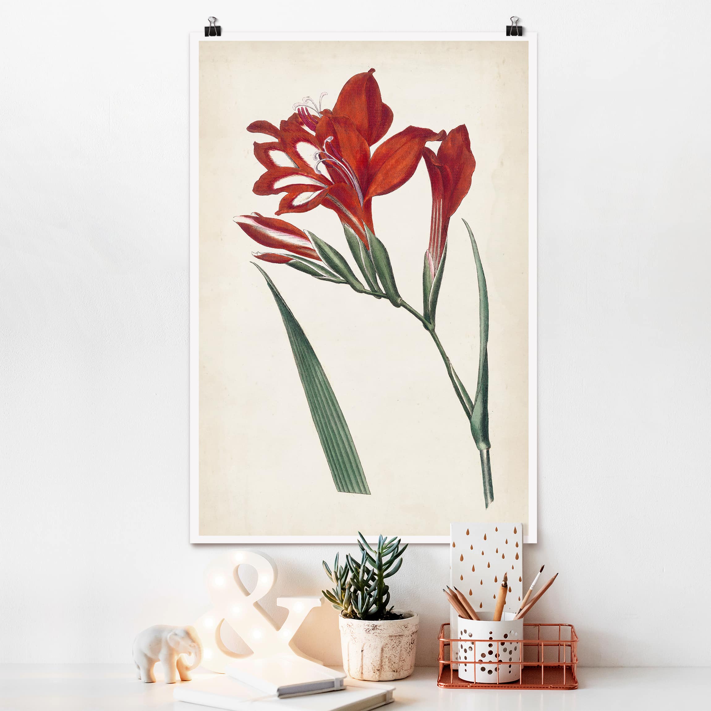 Poster - Hochformat Gartenschönheit VI