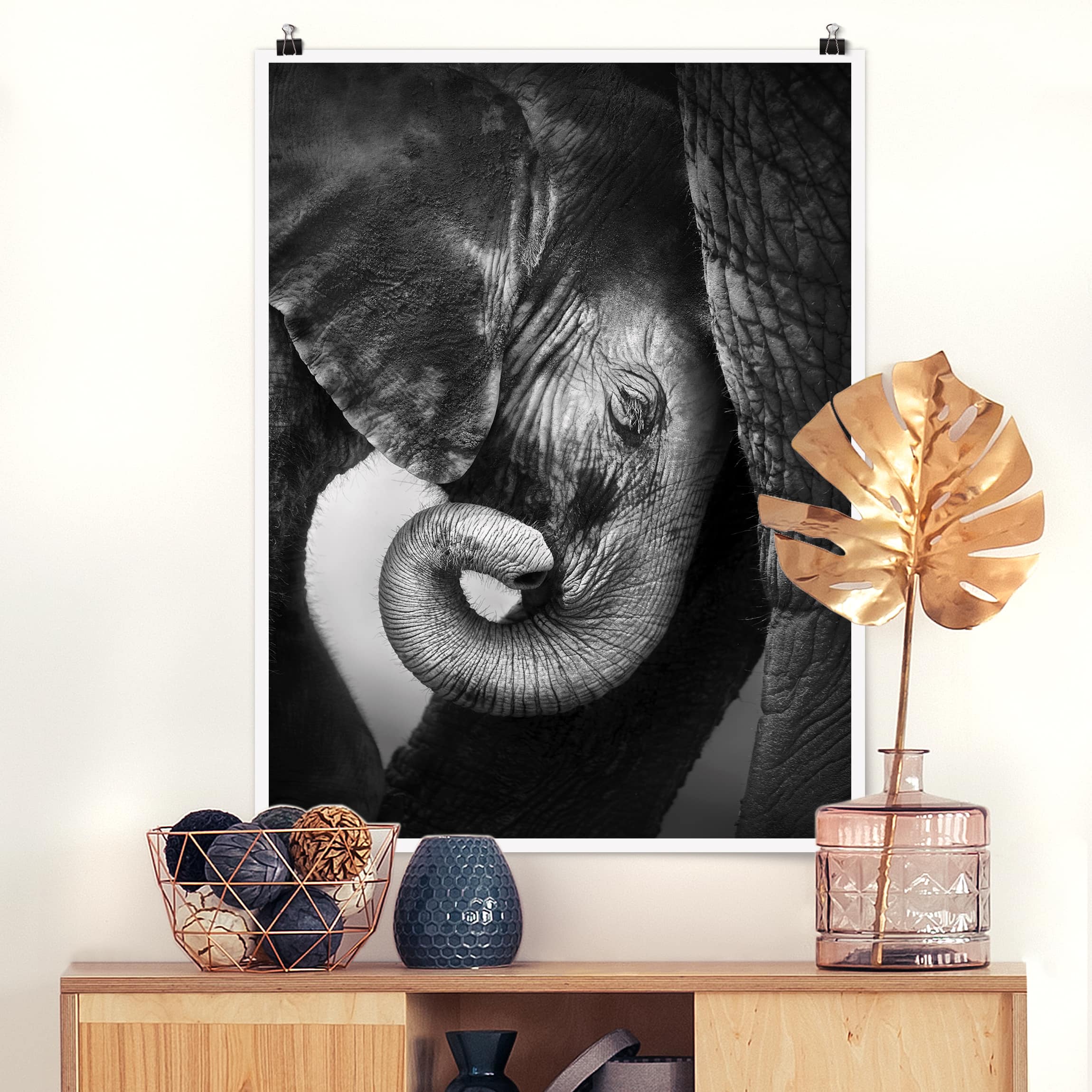 Poster Tiere Mutterliebe