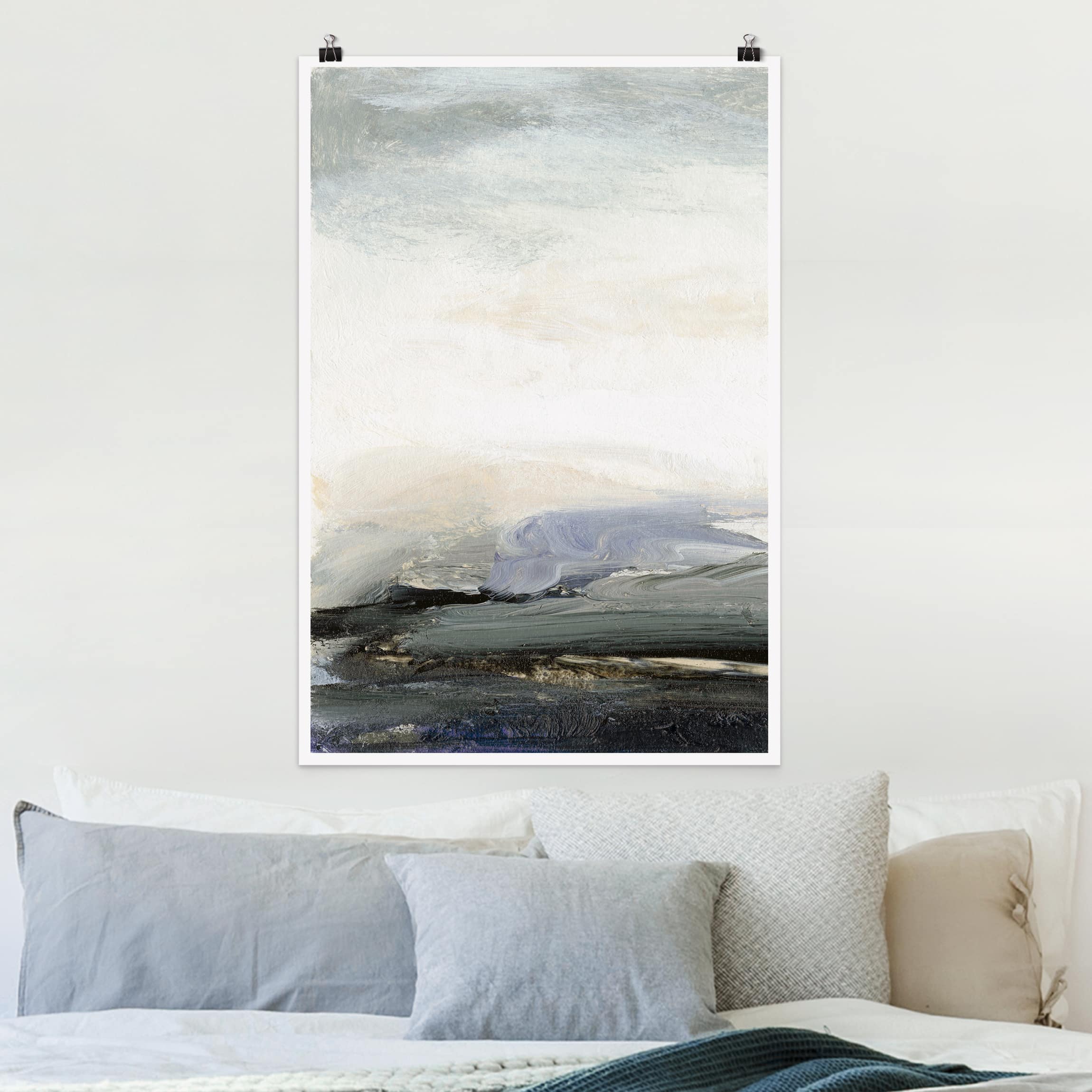 Poster - Hochformat Horizont bei Tagesanbruch