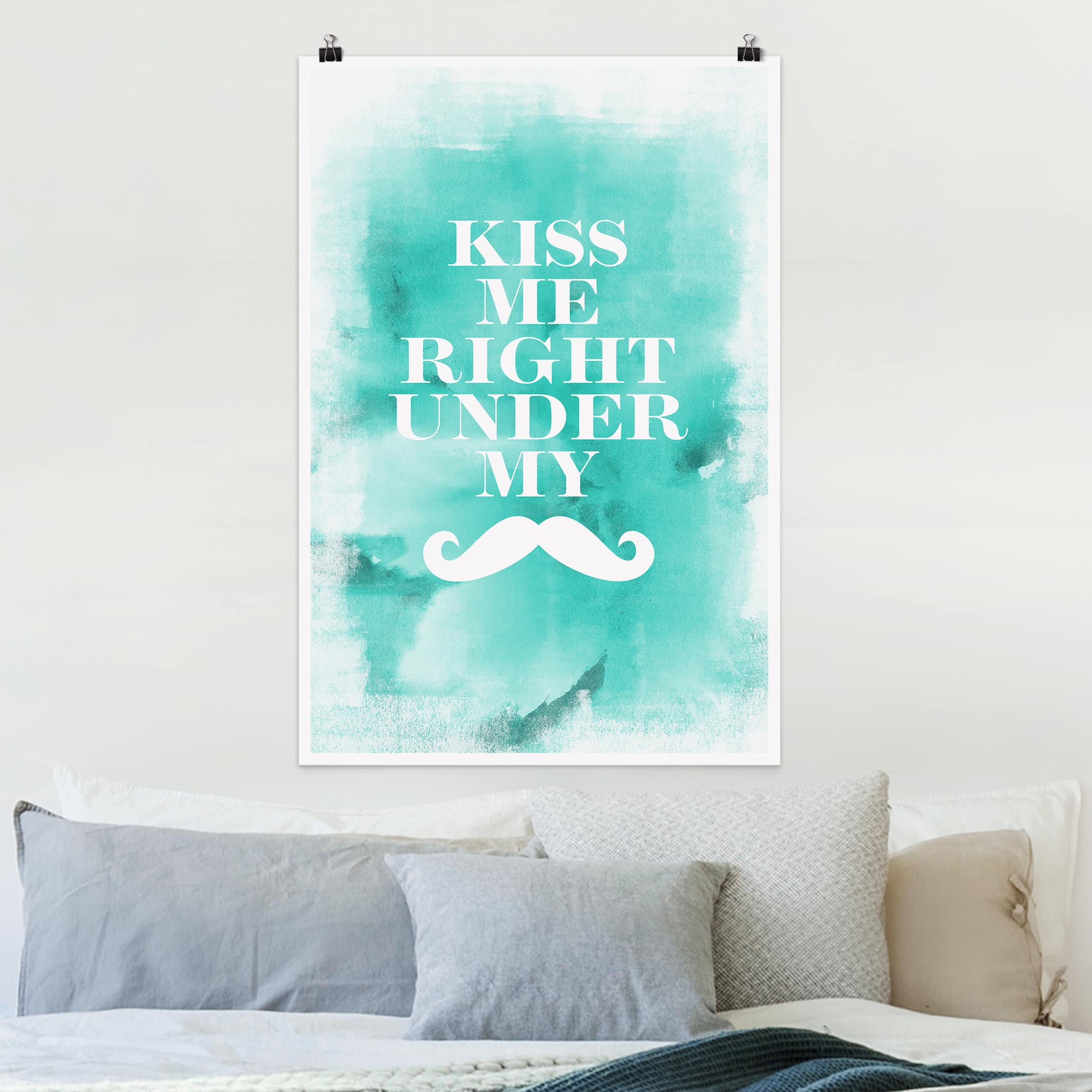 Poster - Hochformat No.EV2 Kiss Me