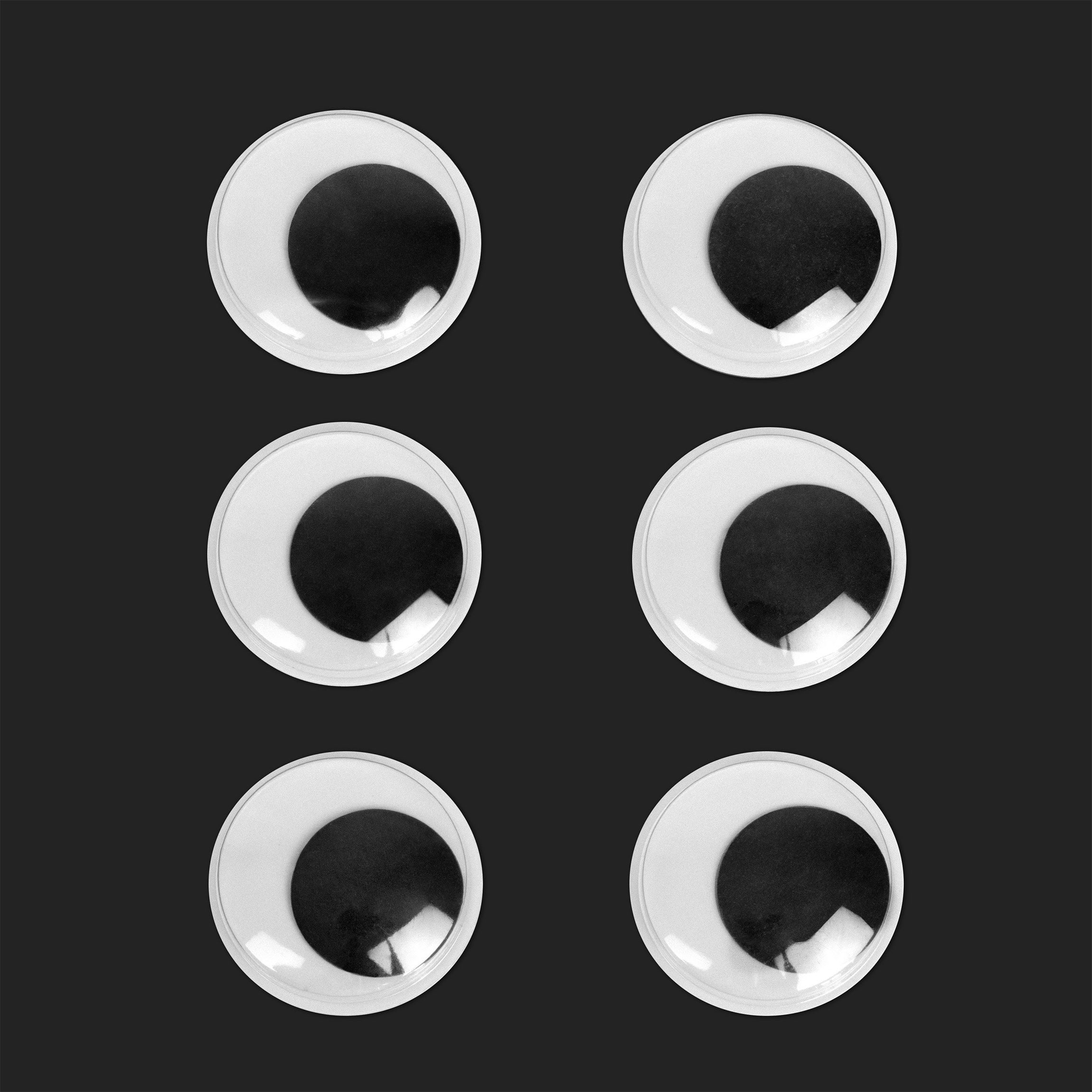 Zubehör 6 x Wackelaugen selbstklebend