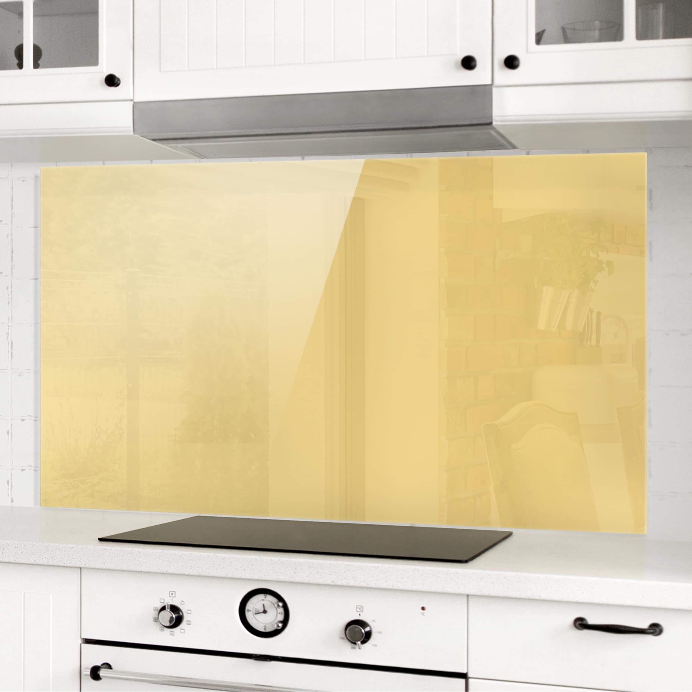 Glas Spritzschutz Honig