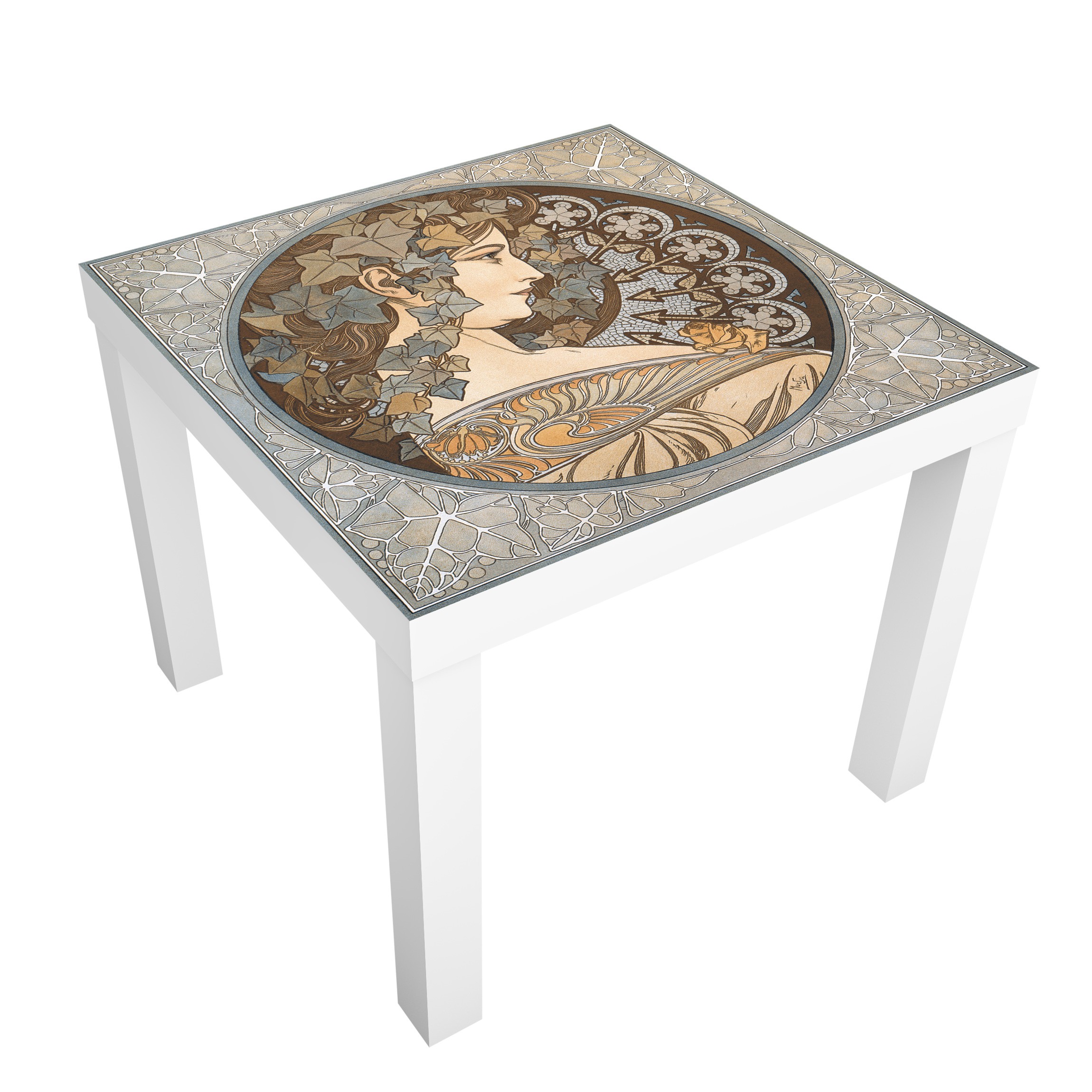 Möbelfolie für IKEA Lack Alfons Mucha - Synthia