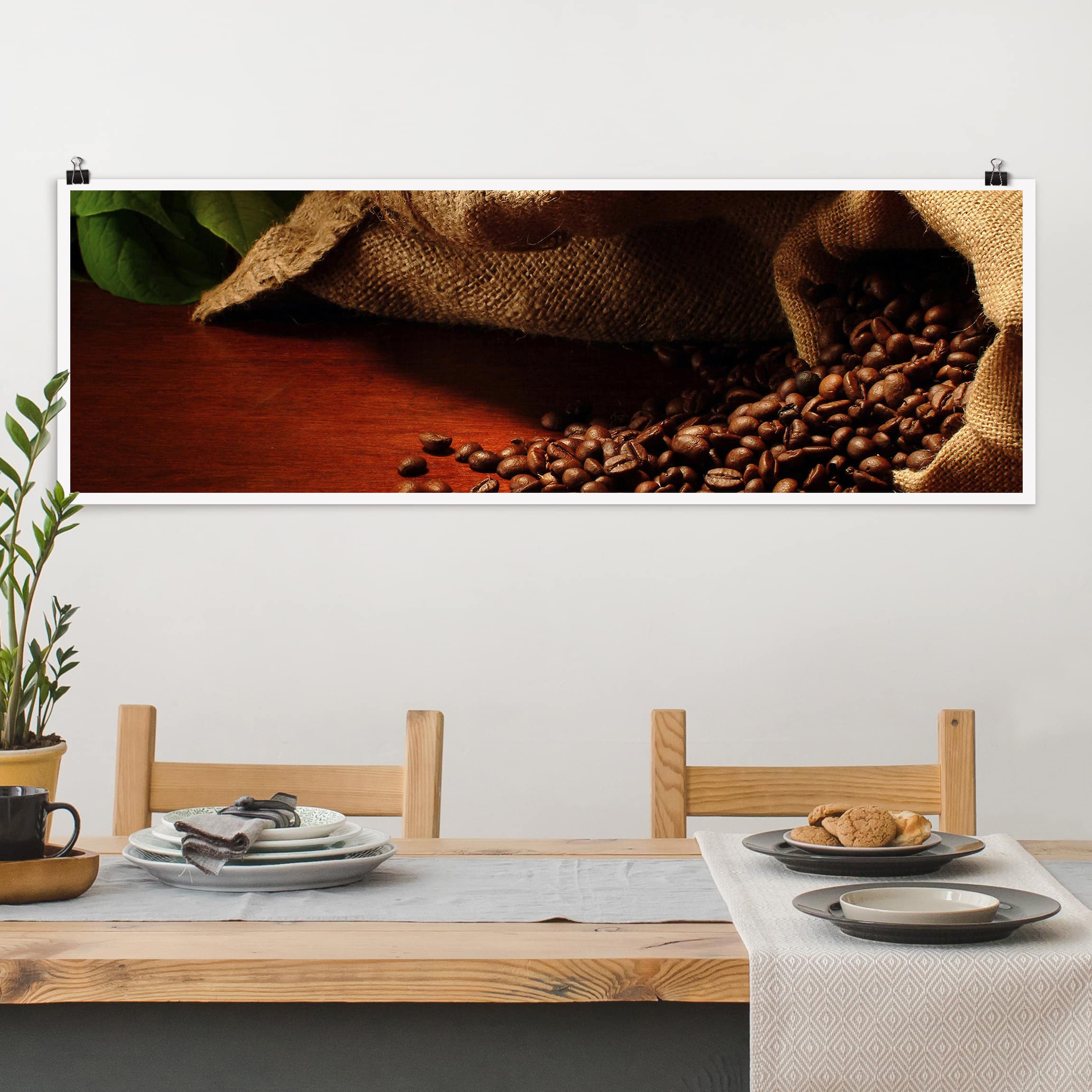 Panorama Poster Küche Dulcet Coffee