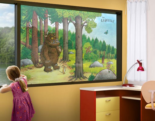 Fensterfolie Grüffelo - Waldspaziergang