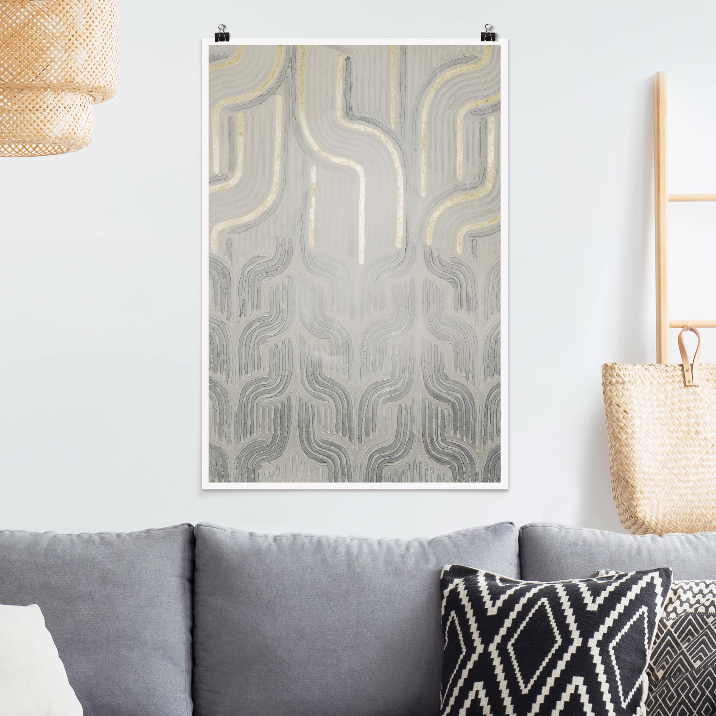 Poster - Hochformat Chenille II