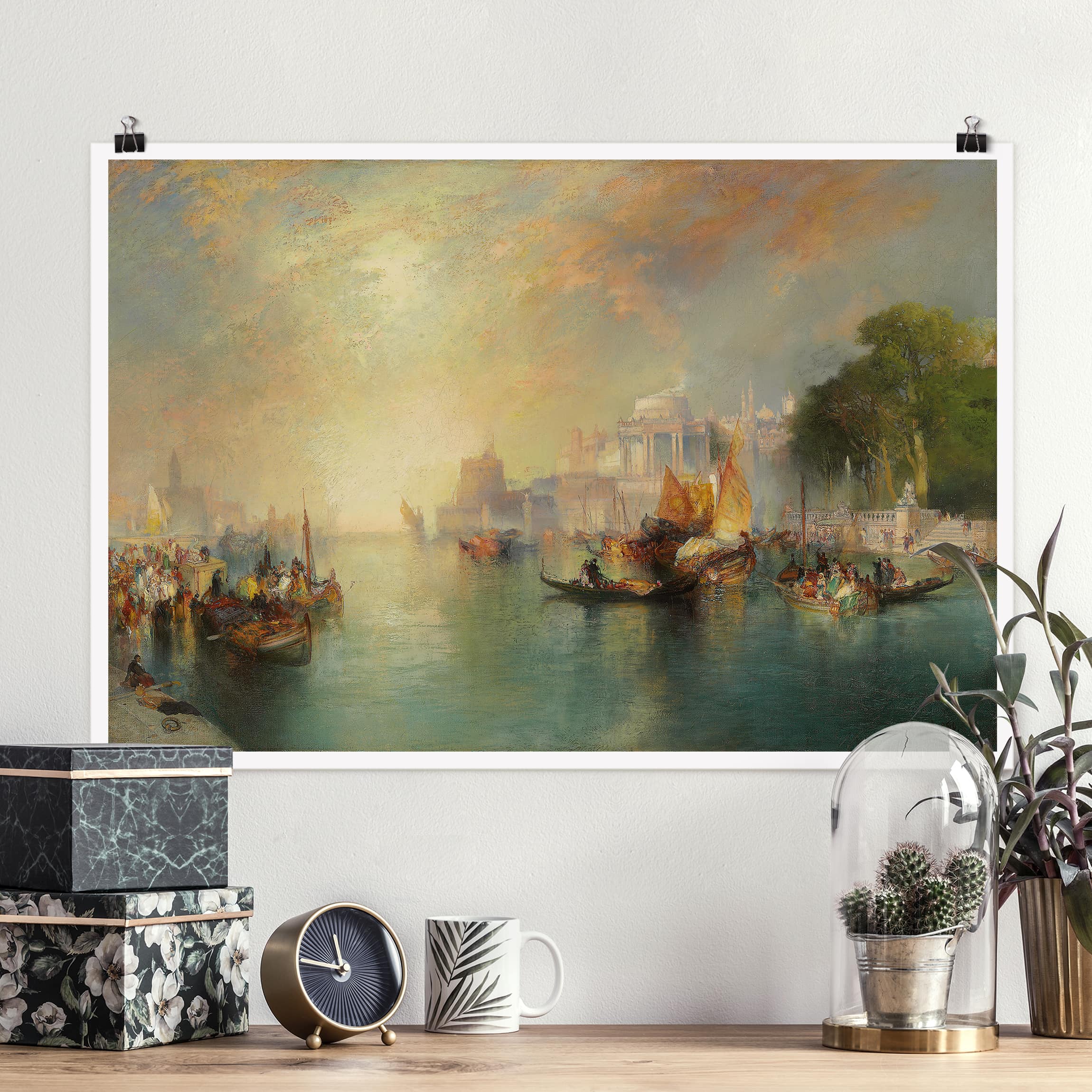 Poster Thomas Moran - Arabian Nights Fantasy