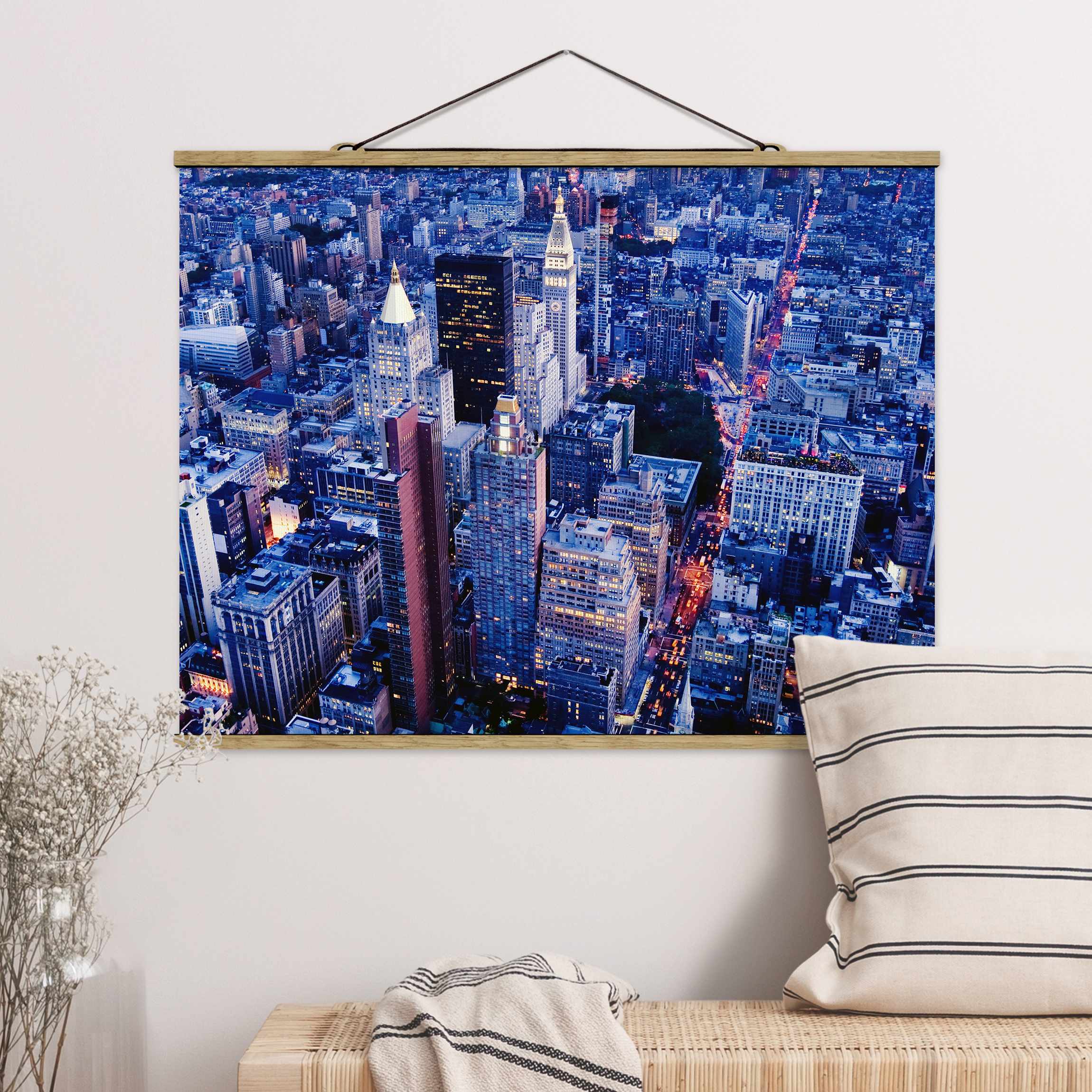 Stoffbild - Querformat Big Apple