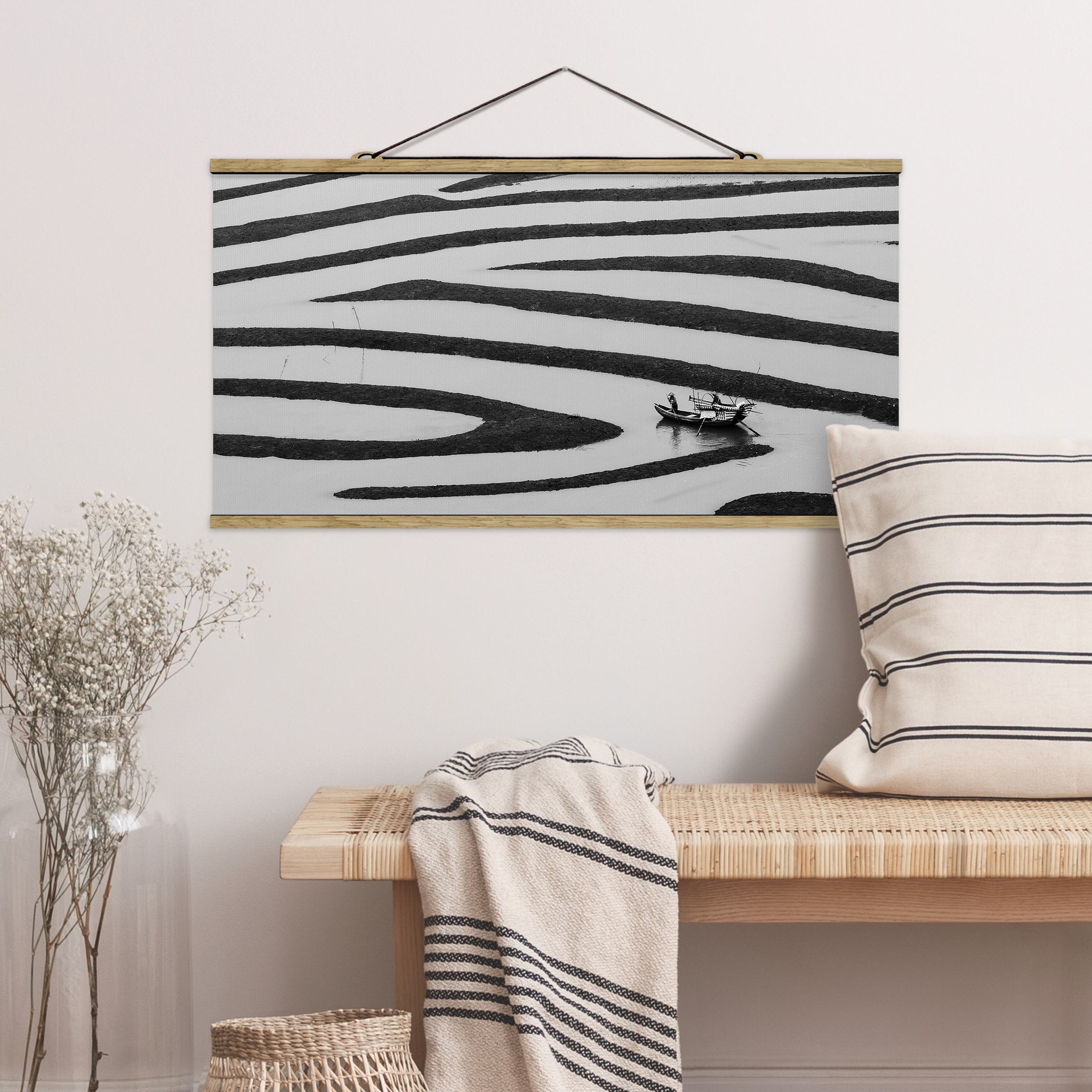 Stoffbild - Querformat Beauty of Simple Life